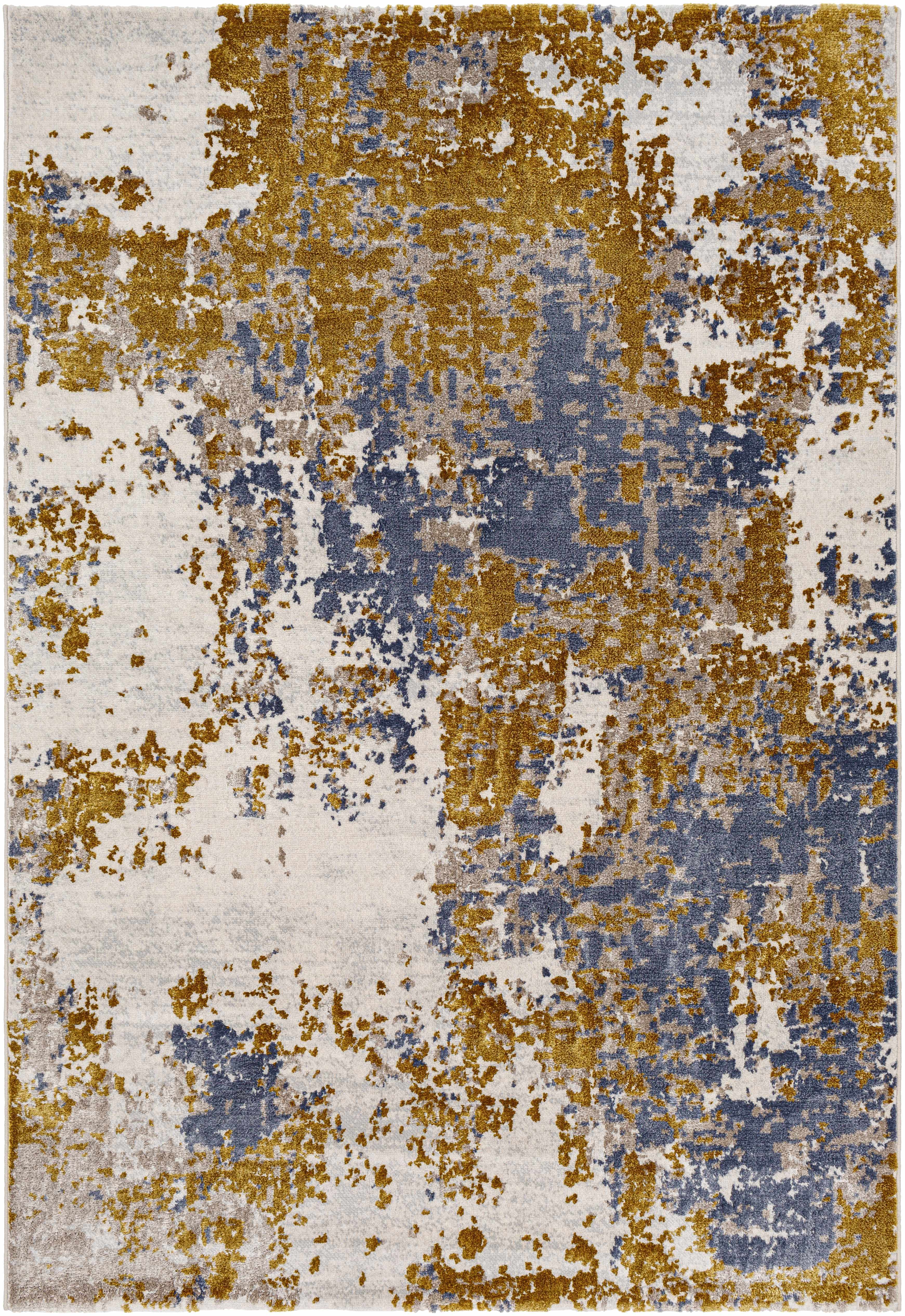 Maralal Mustard & Blue Area Rug - Clearance - Image 4