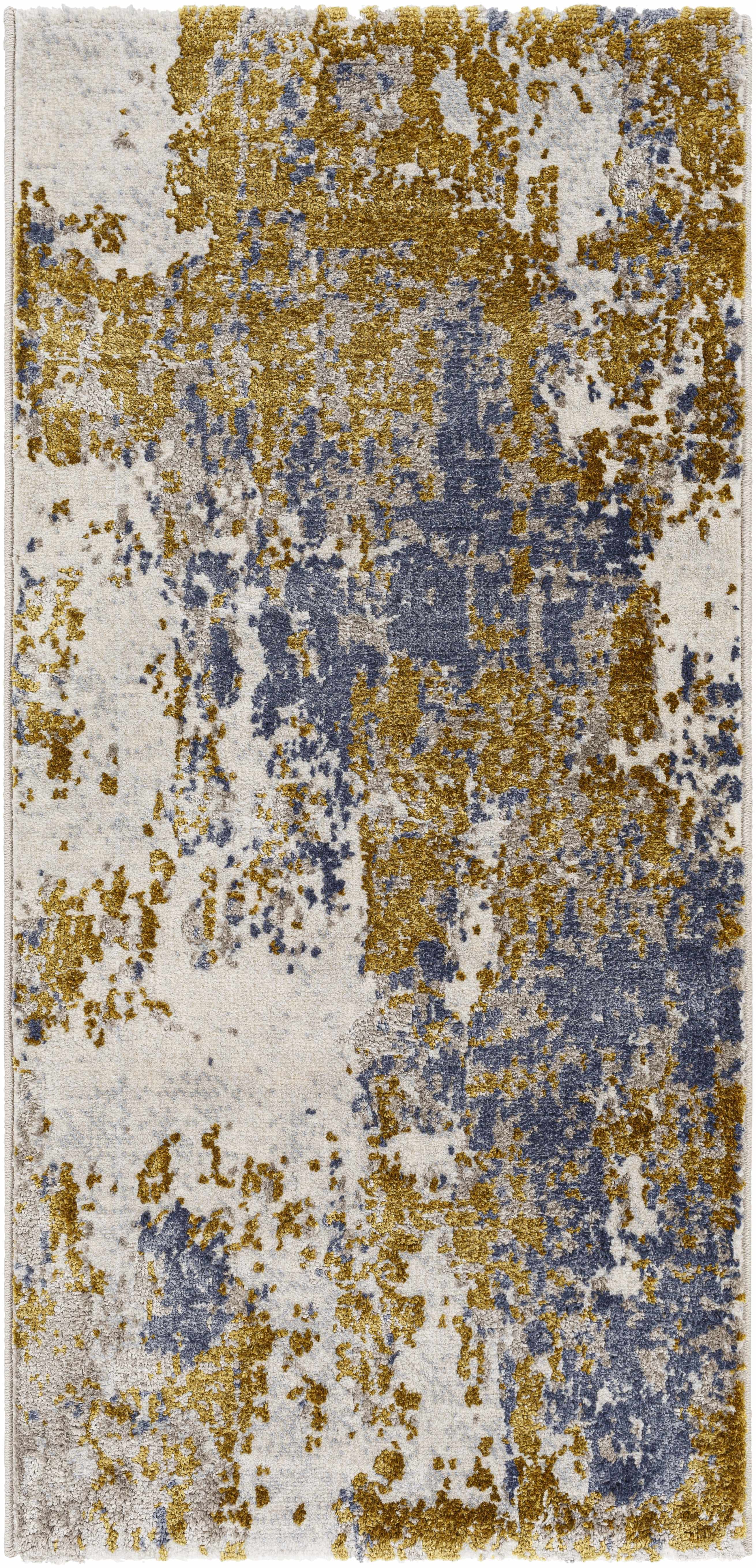 Maralal Mustard & Blue Area Rug - Clearance - Image 5