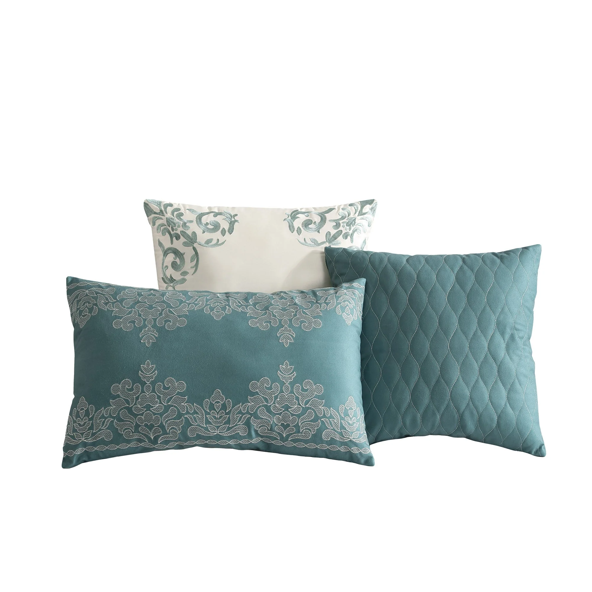 Marana 9 Pc Medallion Jacquard Comforter Set - Image 5