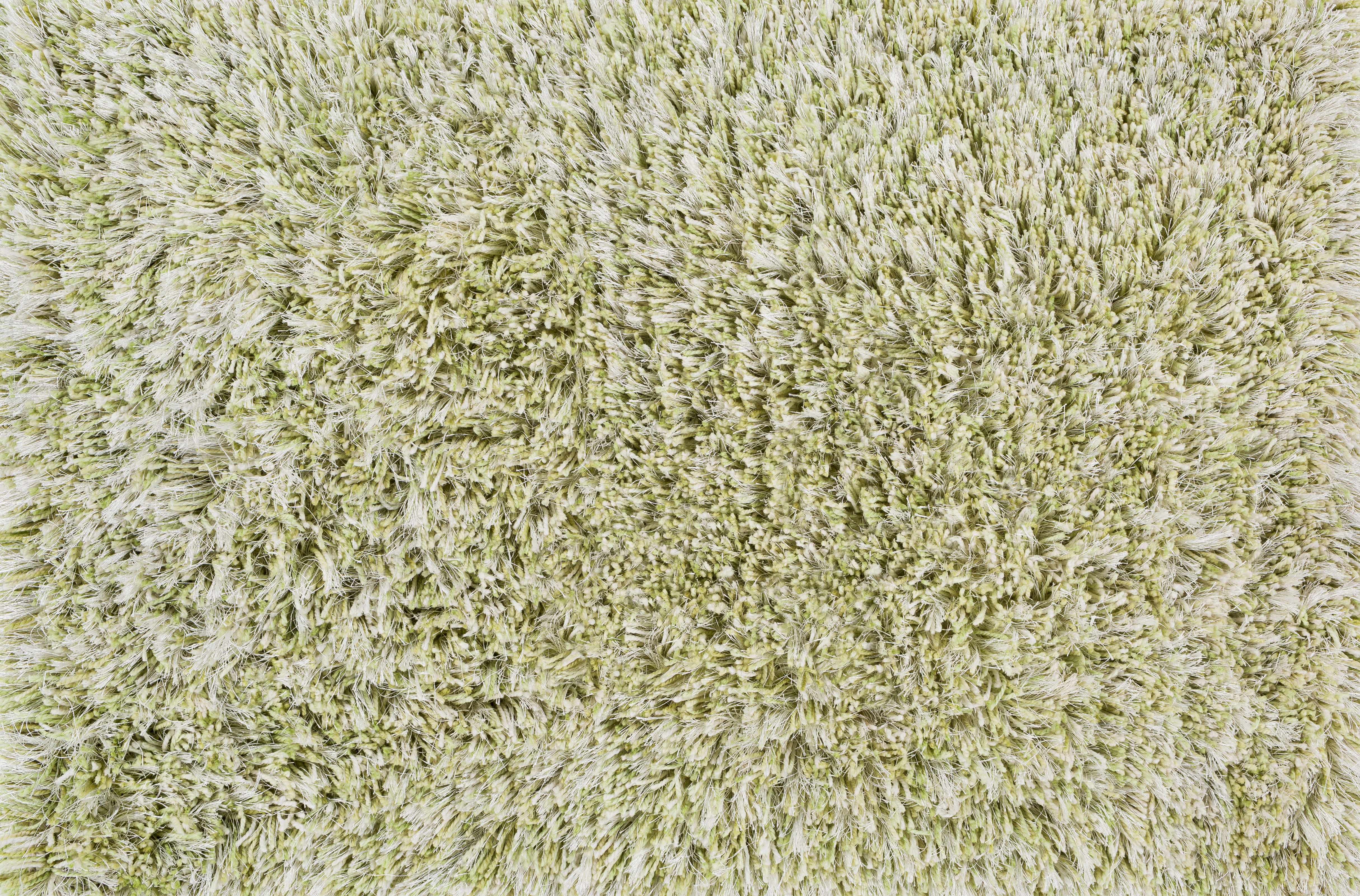 Marao Solid Grass Green Plush Rug - Clearance - Image 3