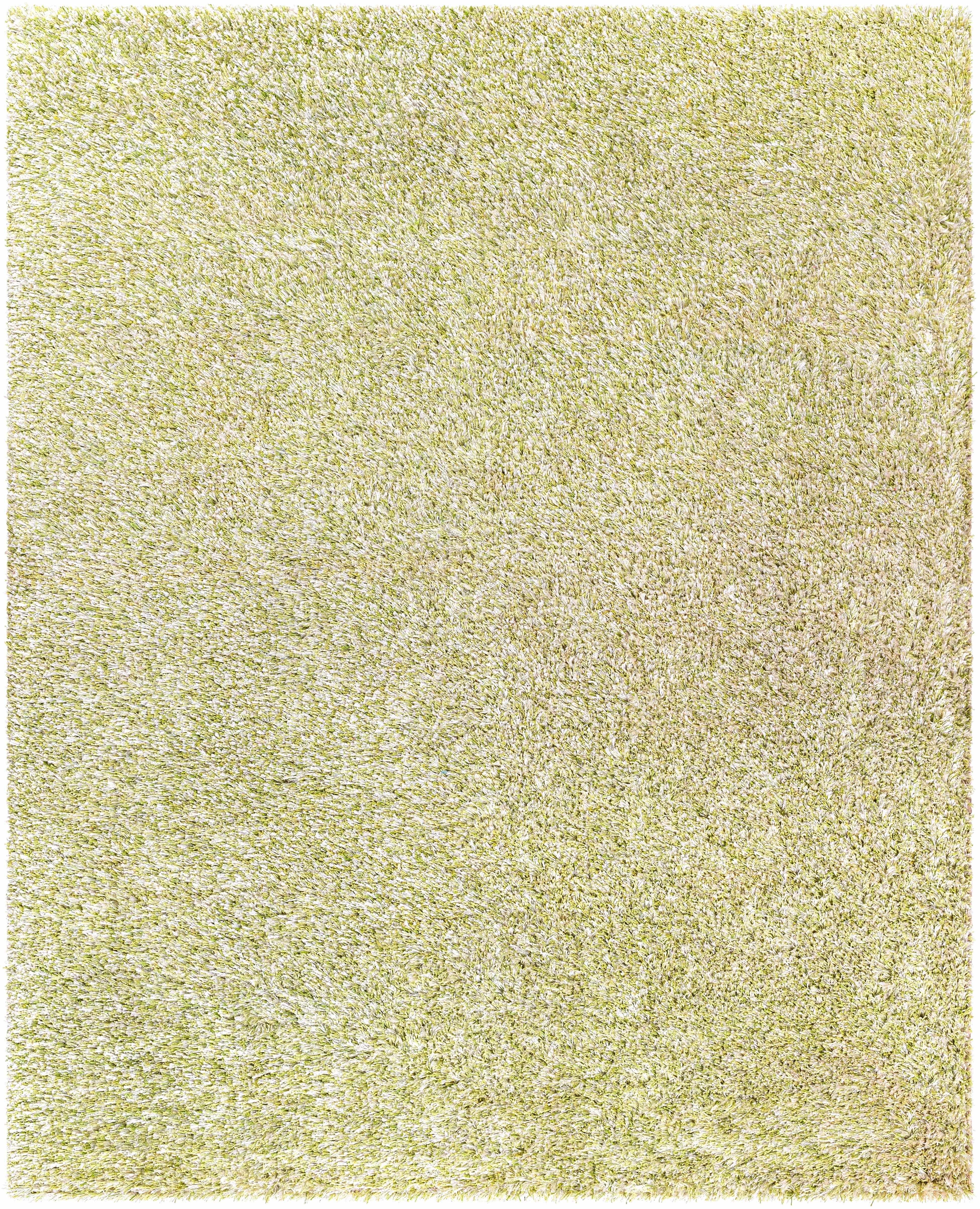 Marao Solid Grass Green Plush Rug - Clearance - Image 9