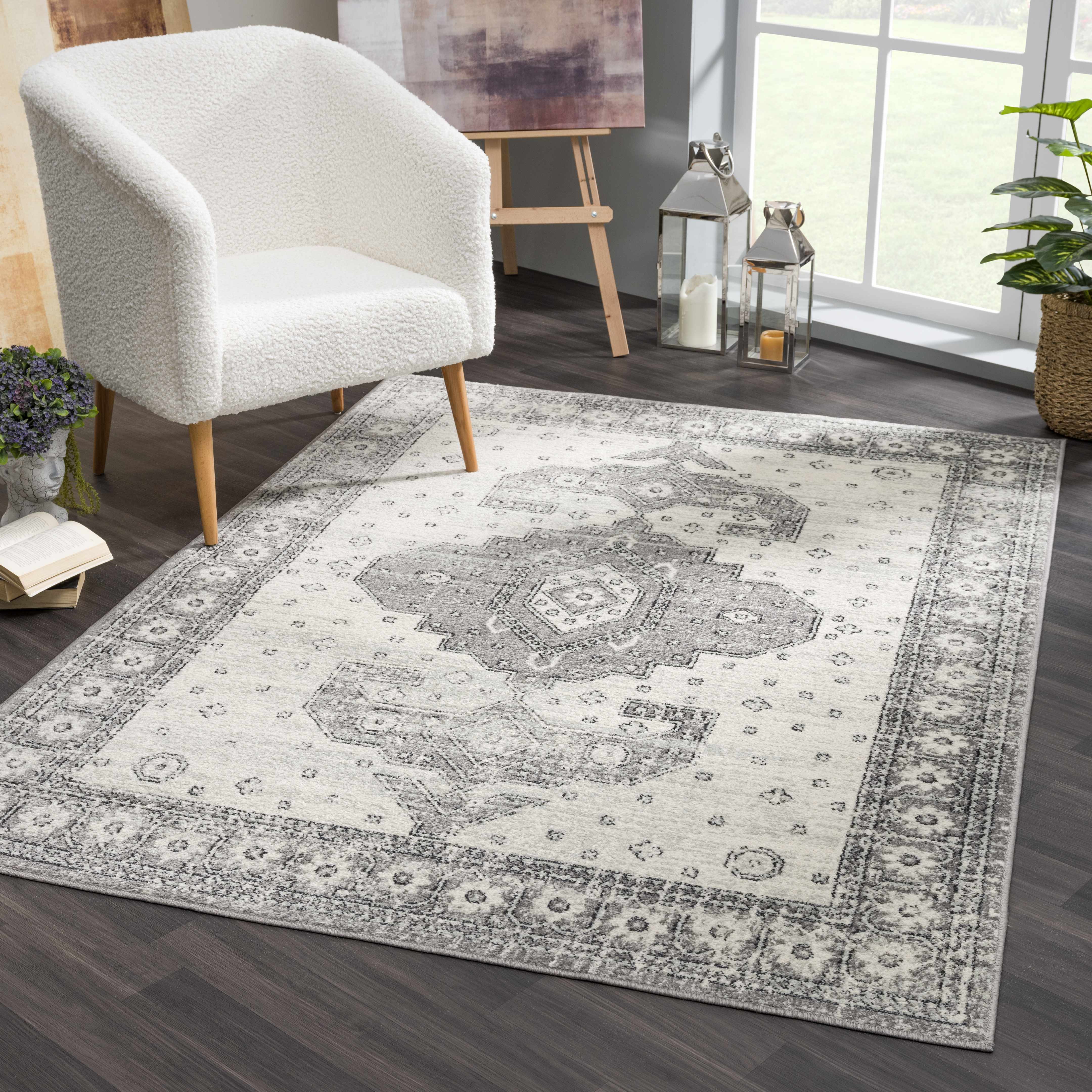 Marash 4605 Gray Area Carpet - Clearance - Image 2