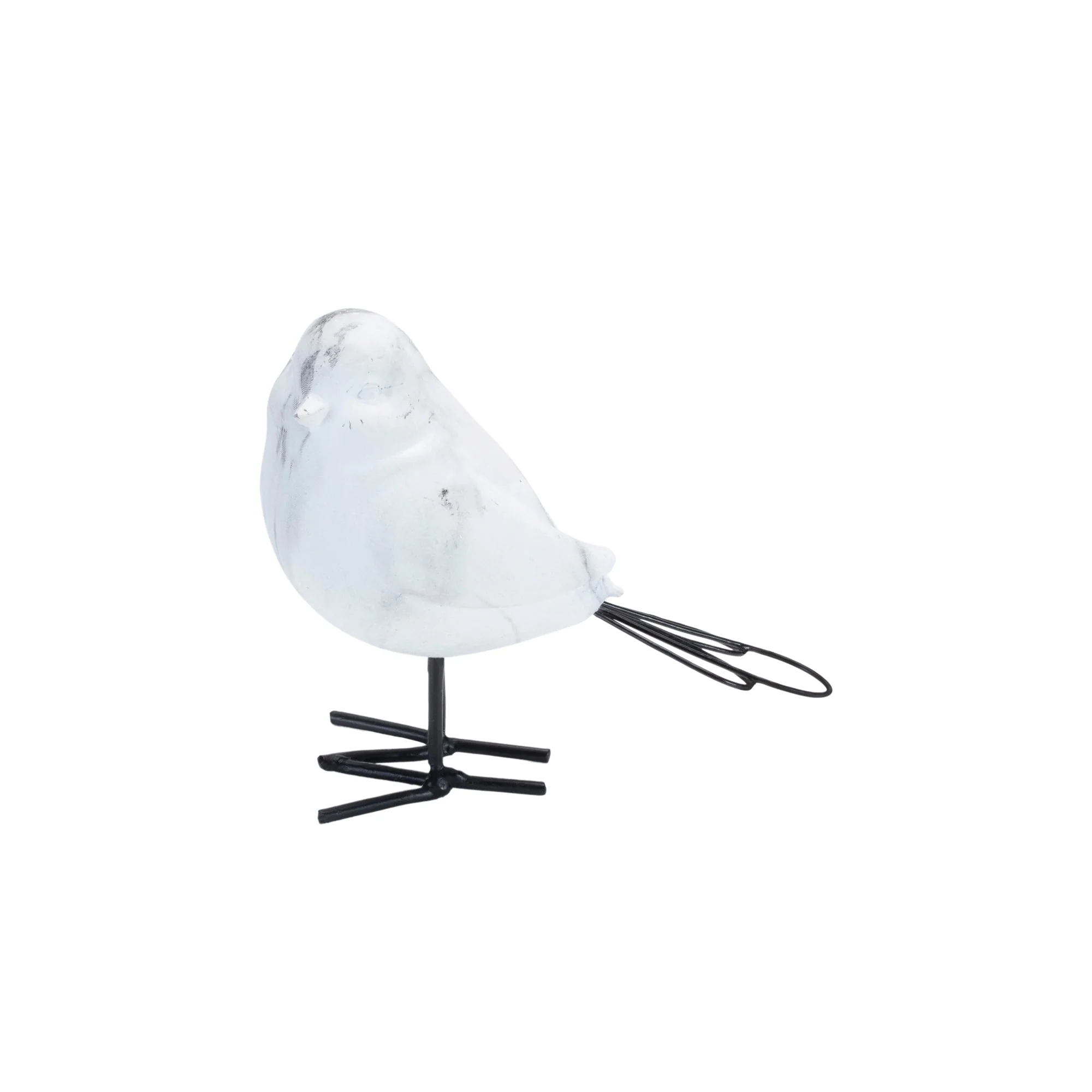 Marble Print Bird Figurine (Set of 2) - Image 2