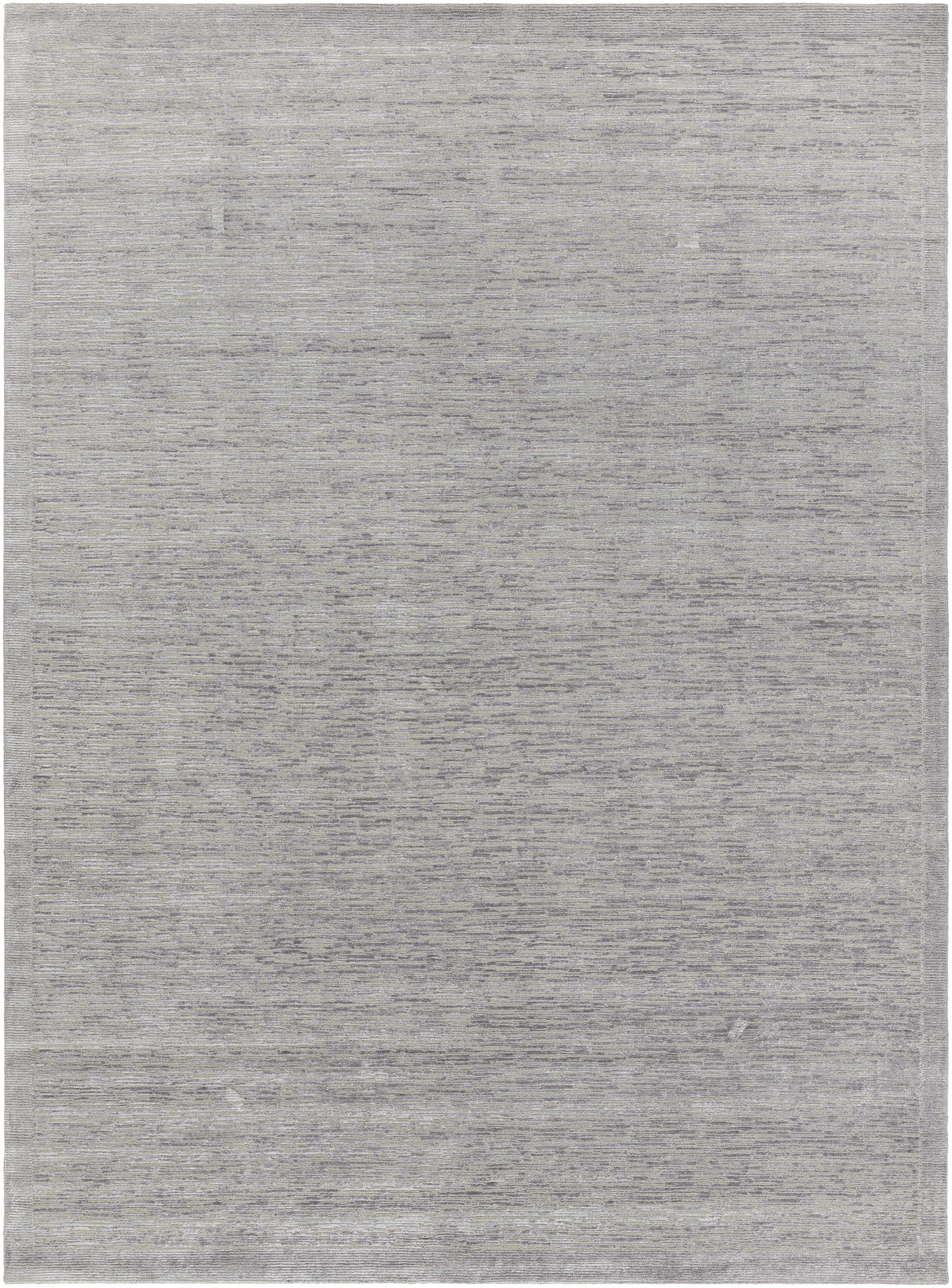 Mardi Silver Premium Wool&Silk Area Rug - Clearance - Image 5