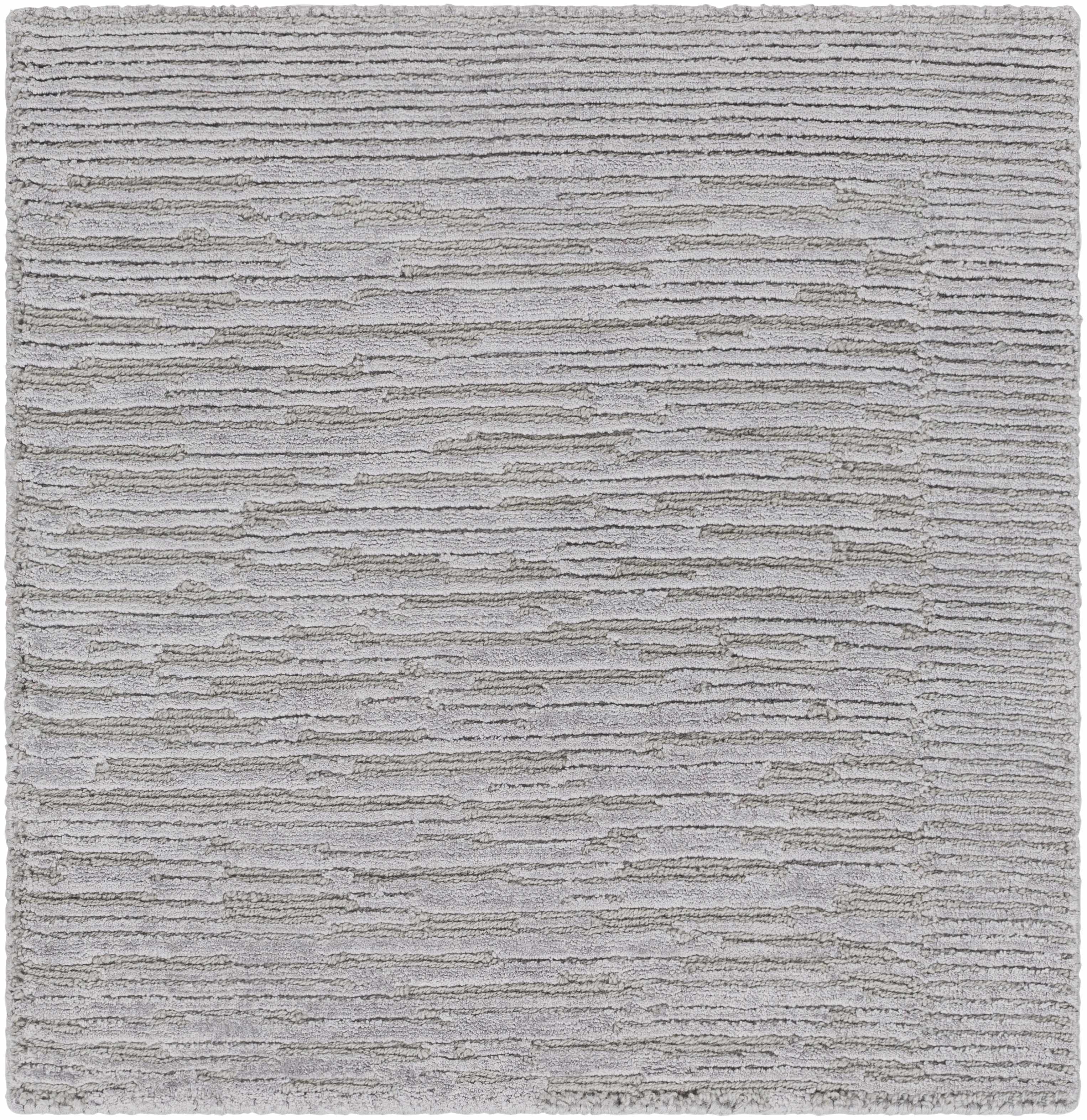 Mardi Silver Premium Wool&Silk Area Rug - Clearance - Image 7