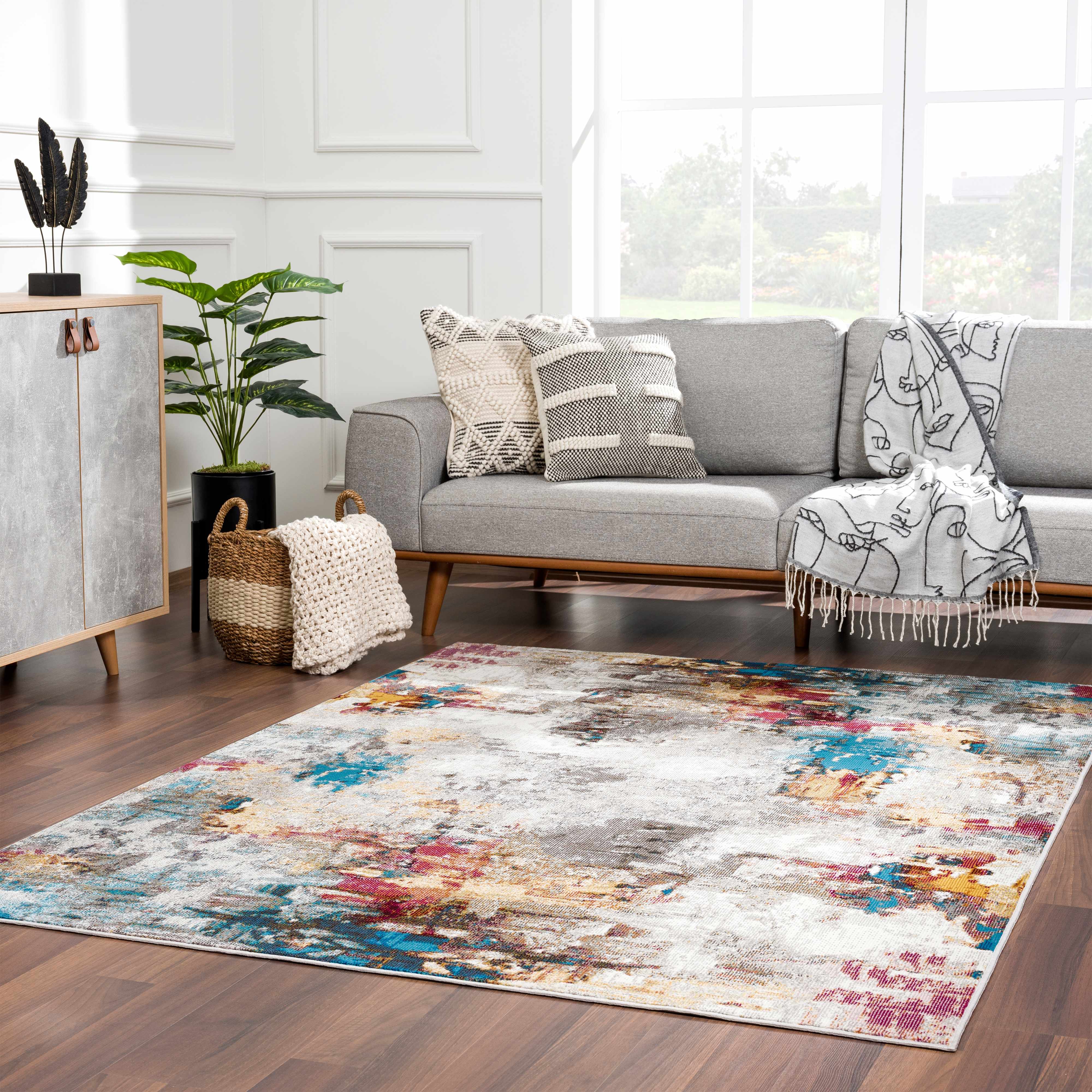 Mardin Abstract Area Rug - Clearance - Image 14