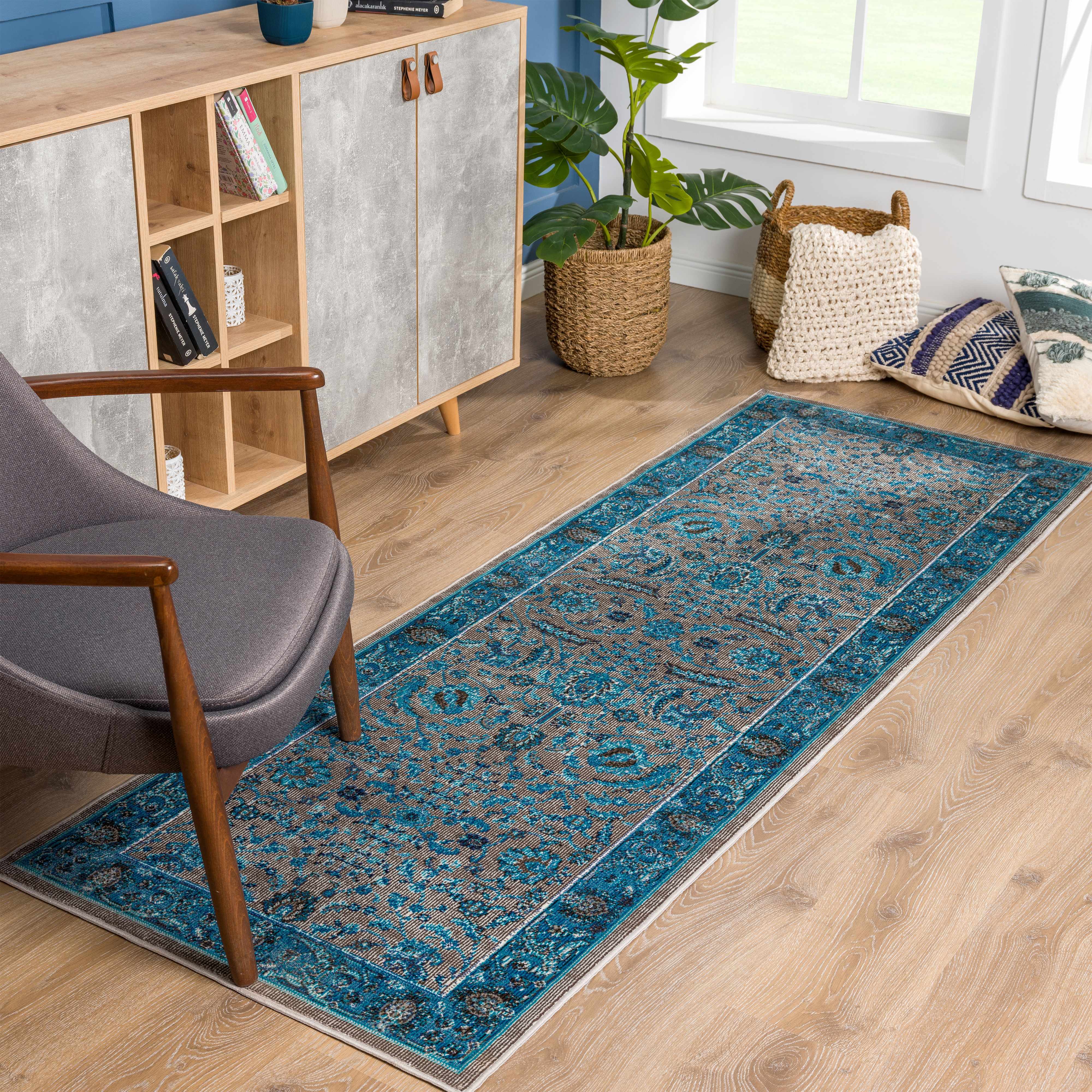 Mardina Turquoise Area Rug - Clearance - Image 9