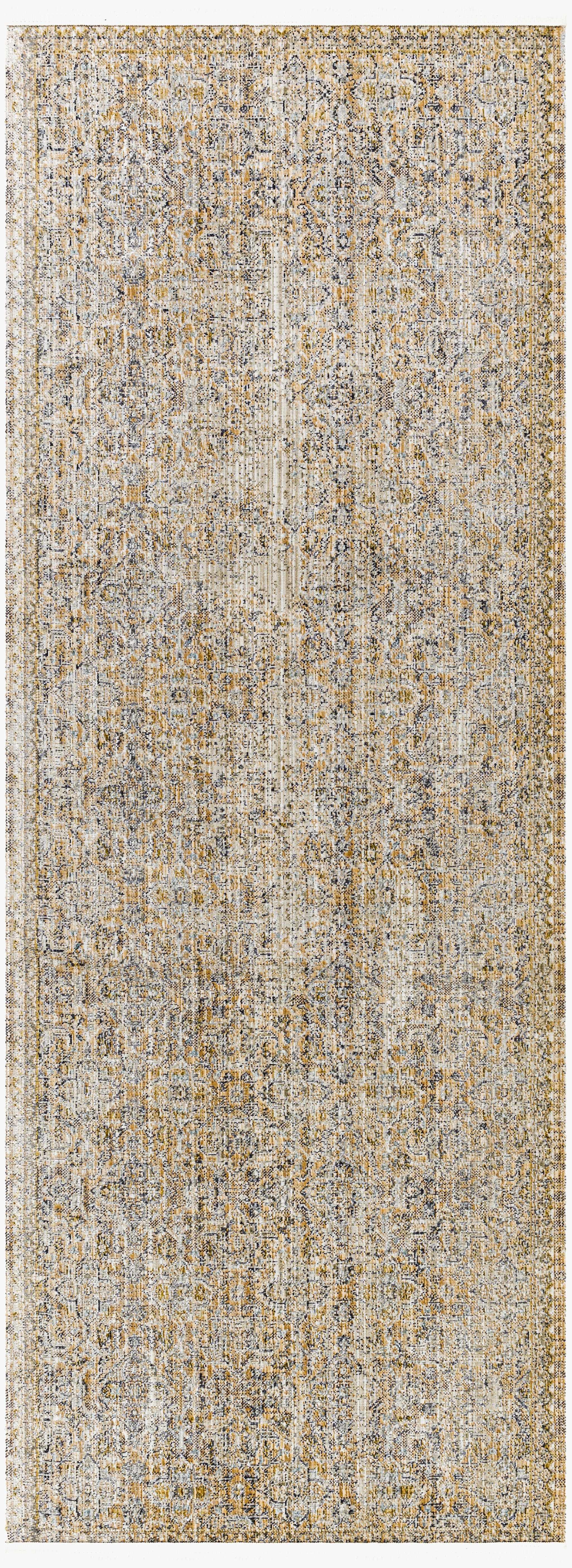 Margaret Beige & Blue Washable Rug - Becki Owens x Livabliss - Clearance - Image 4
