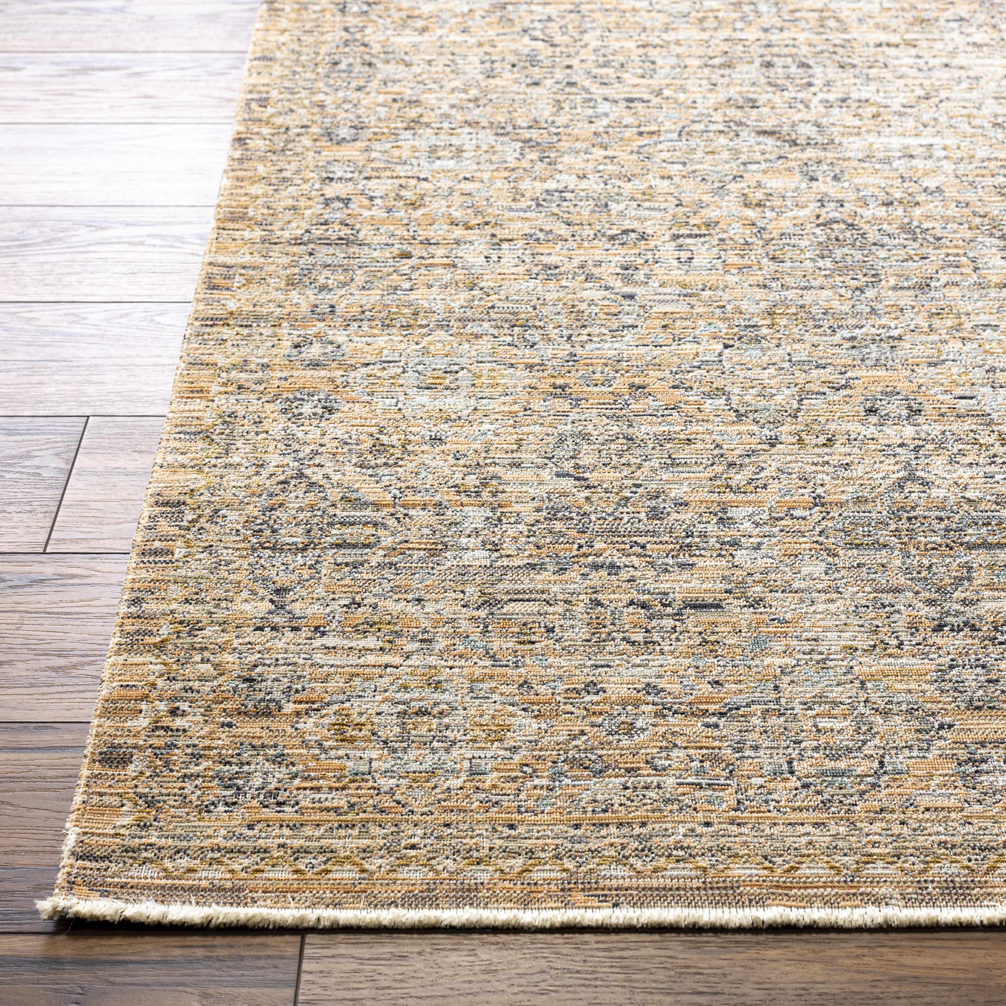 Margaret Beige & Blue Washable Rug - Becki Owens x Livabliss - Clearance - Image 5