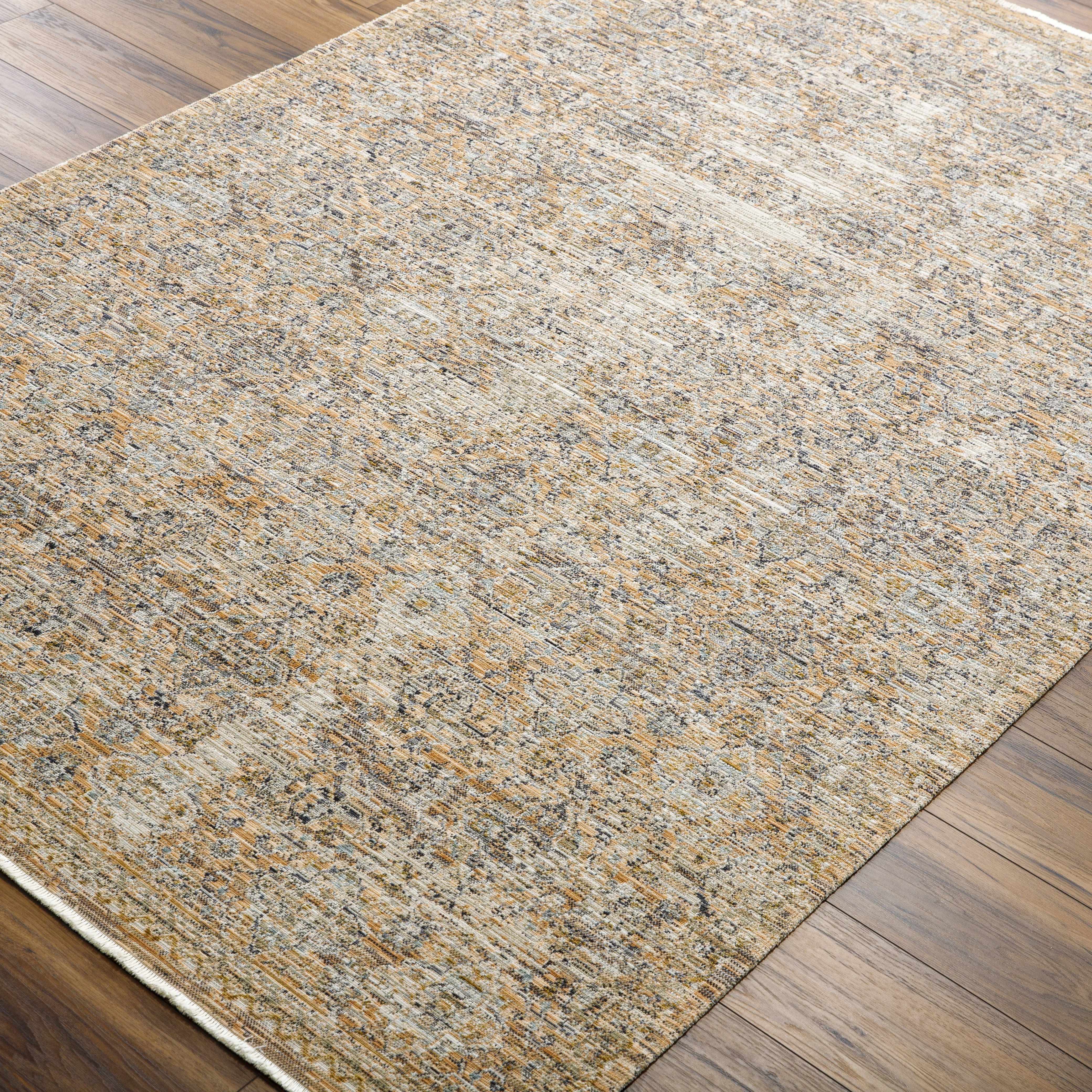 Margaret Beige & Blue Washable Rug - Becki Owens x Livabliss - Clearance - Image 6