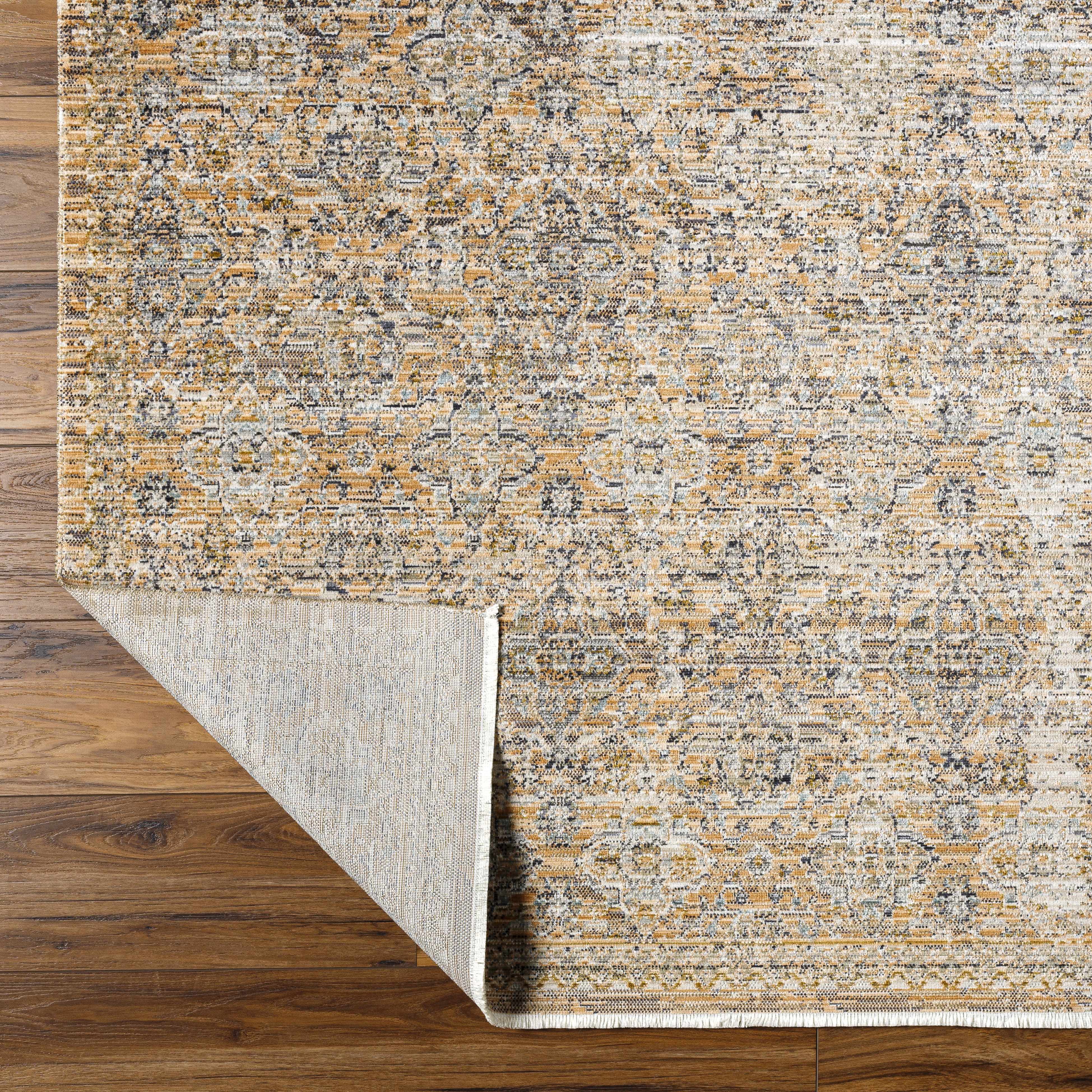 Margaret Beige & Blue Washable Rug - Becki Owens x Livabliss - Clearance - Image 7