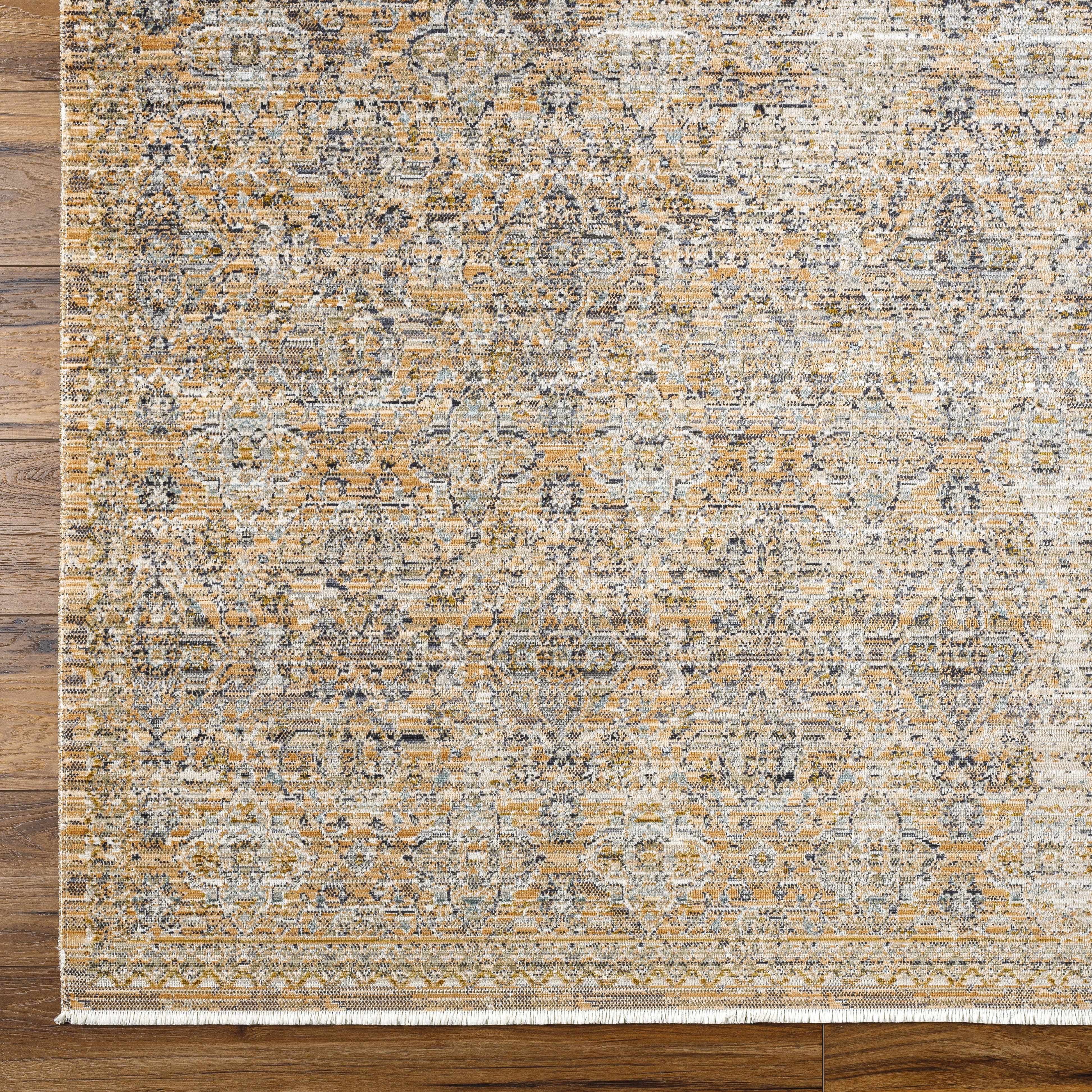 Margaret Beige & Blue Washable Rug - Becki Owens x Livabliss - Clearance - Image 9