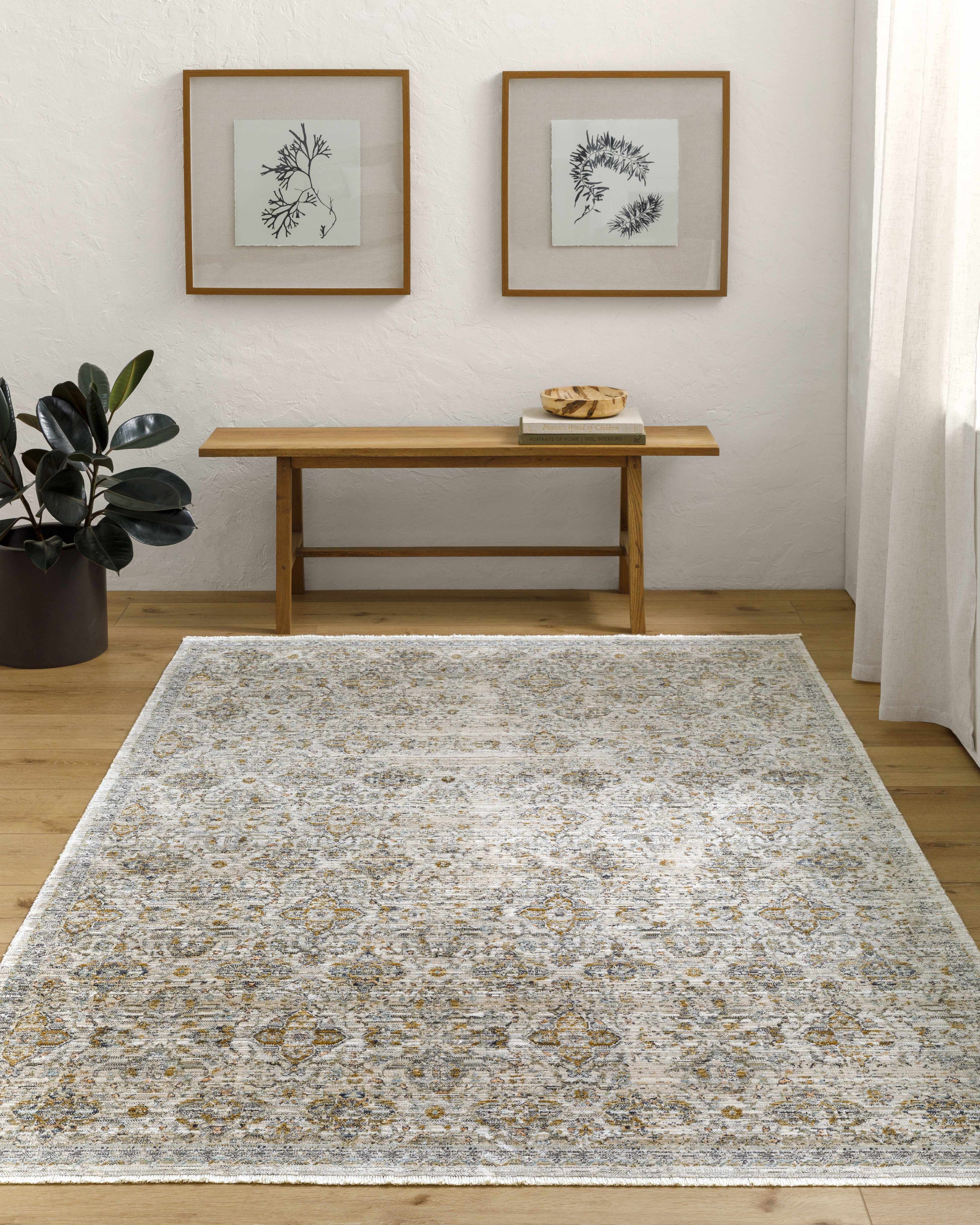 Margaret Cream Washable Rug - Becki Owens x Livabliss - Image 2