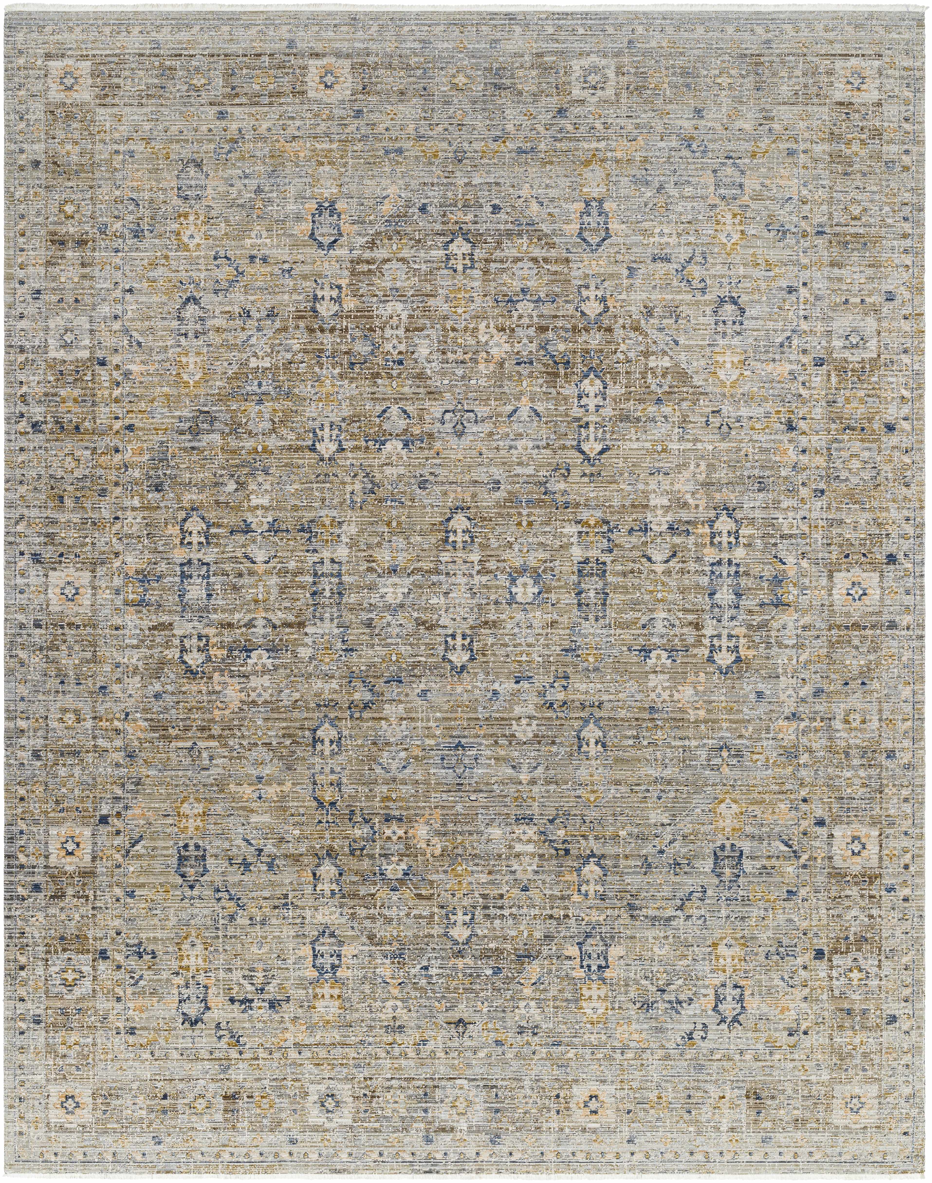 Margaret Damask Brown Washable Area Rug - Becki Owens x Livabliss - Image 3