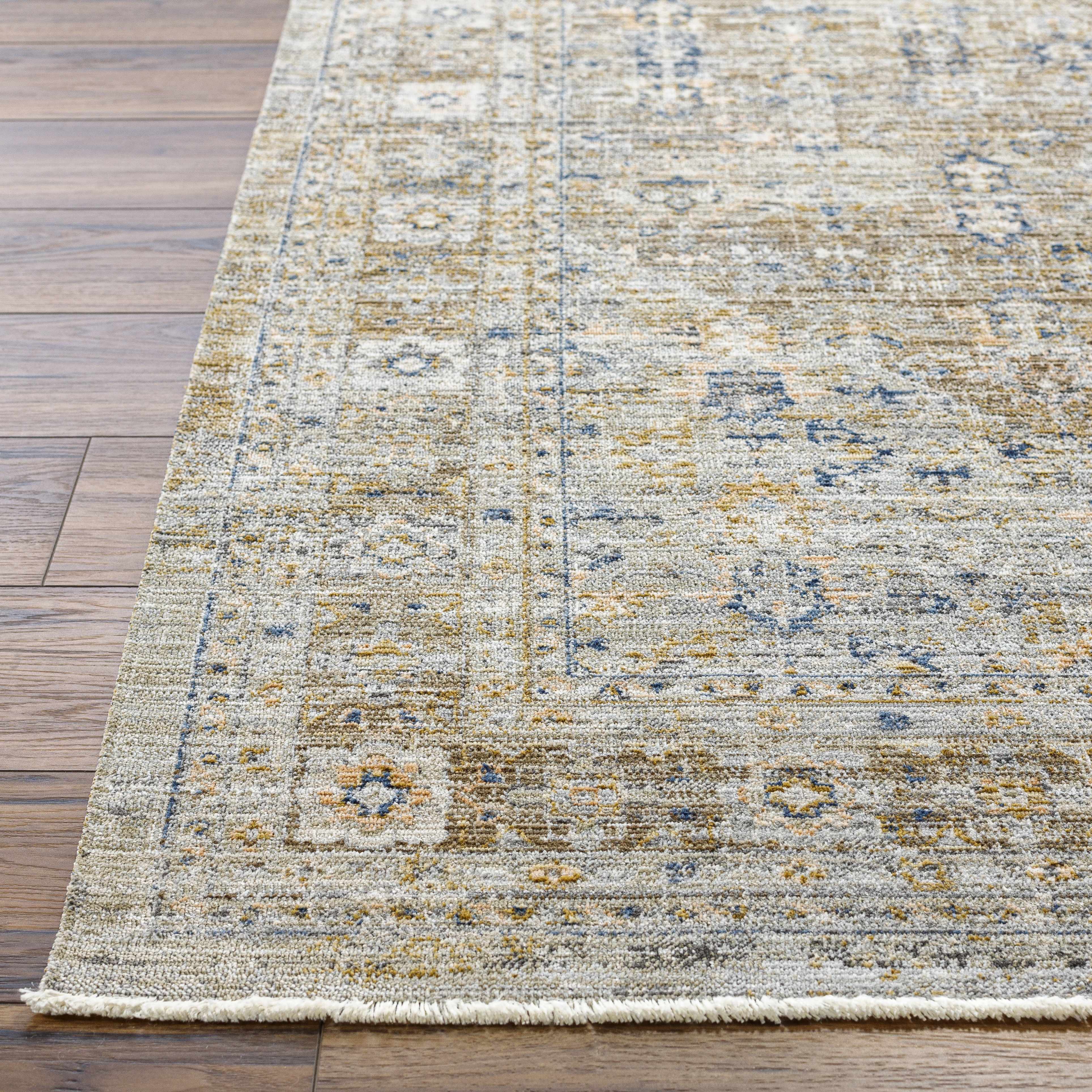 Margaret Damask Brown Washable Area Rug - Becki Owens x Livabliss - Image 5