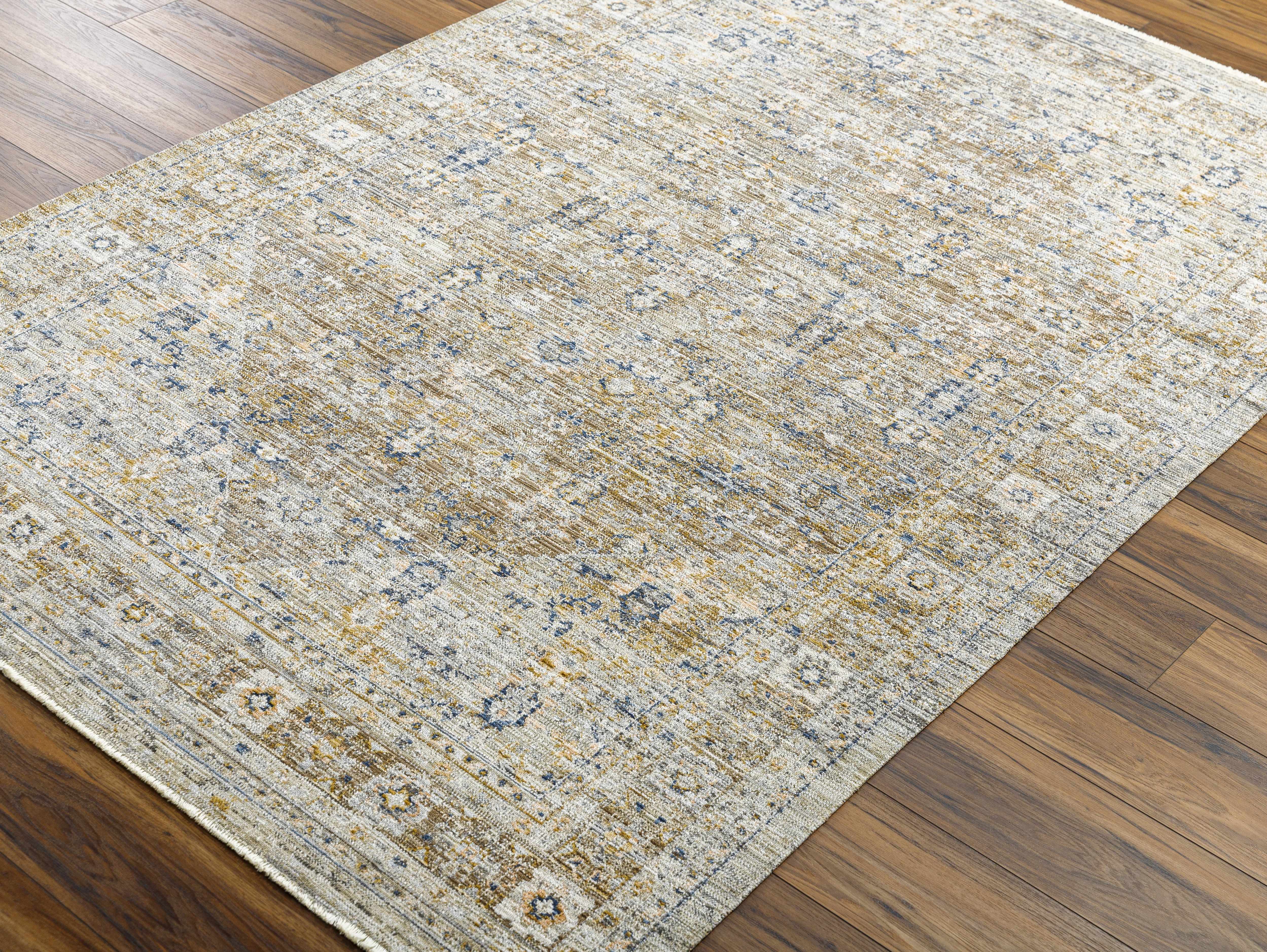 Margaret Damask Brown Washable Area Rug - Becki Owens x Livabliss - Image 6