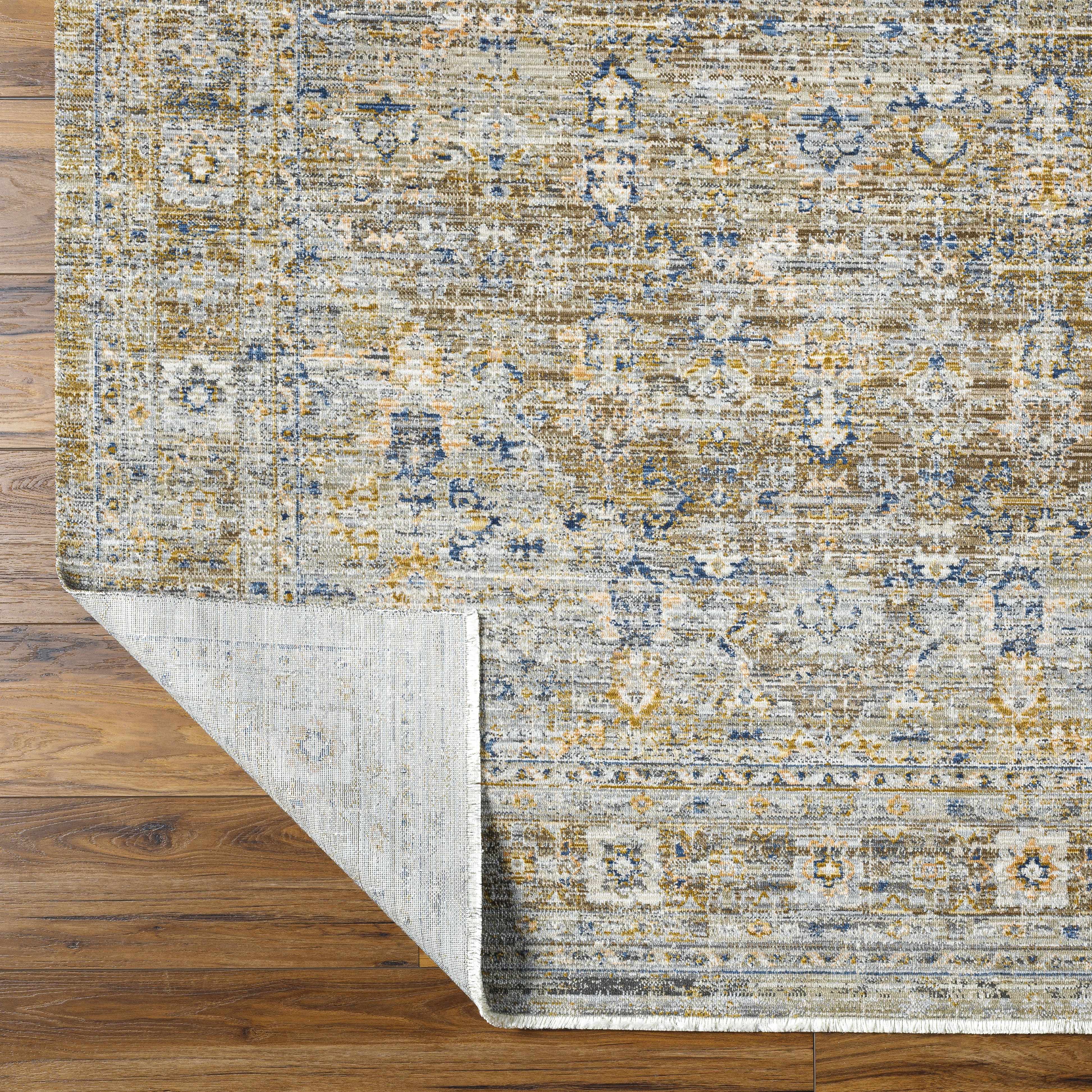 Margaret Damask Brown Washable Area Rug - Becki Owens x Livabliss - Image 7