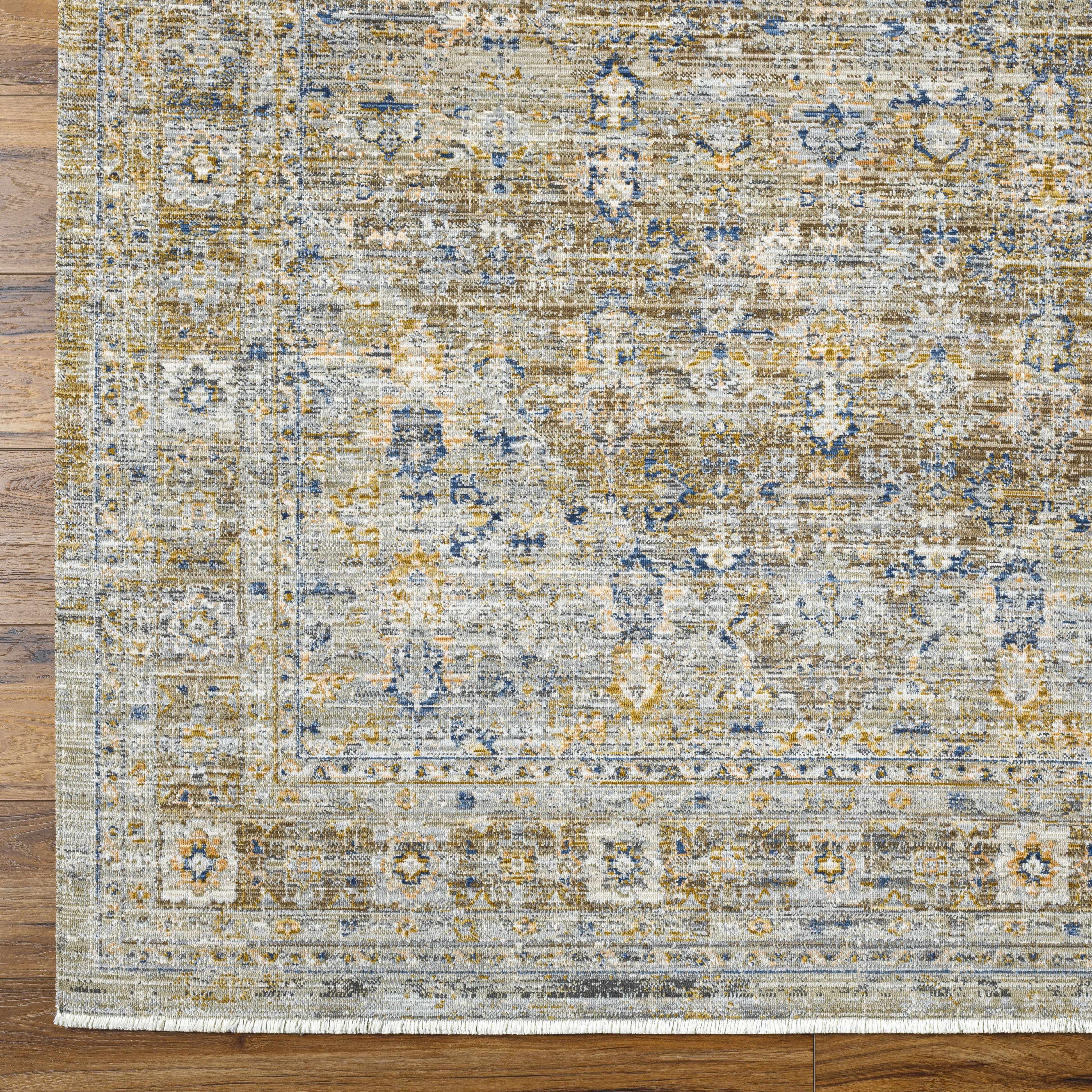 Margaret Damask Brown Washable Area Rug - Becki Owens x Livabliss - Image 9
