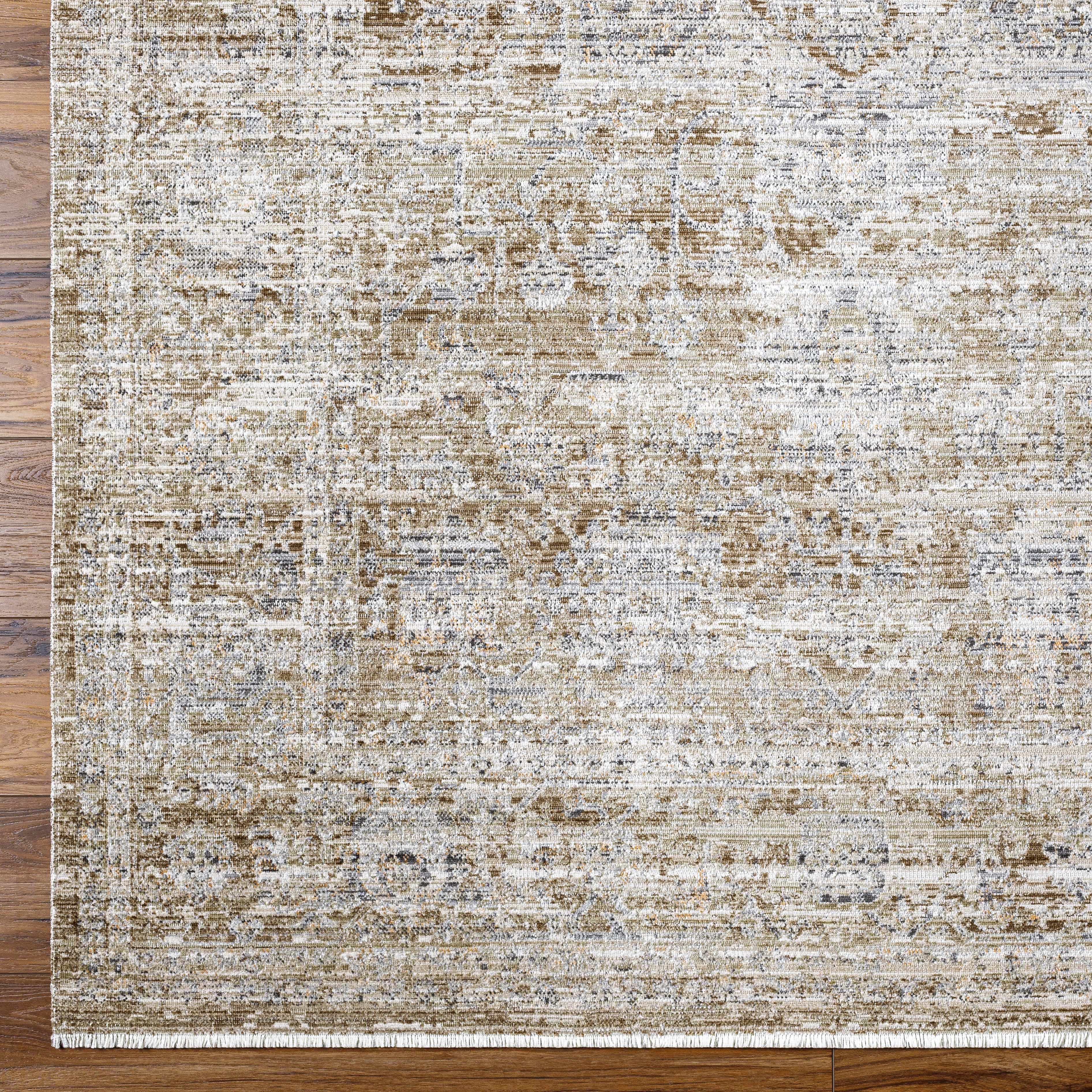 Margaret Damask Dark Sage Washable Area Rug - Becki Owens x Livabliss - Image 10