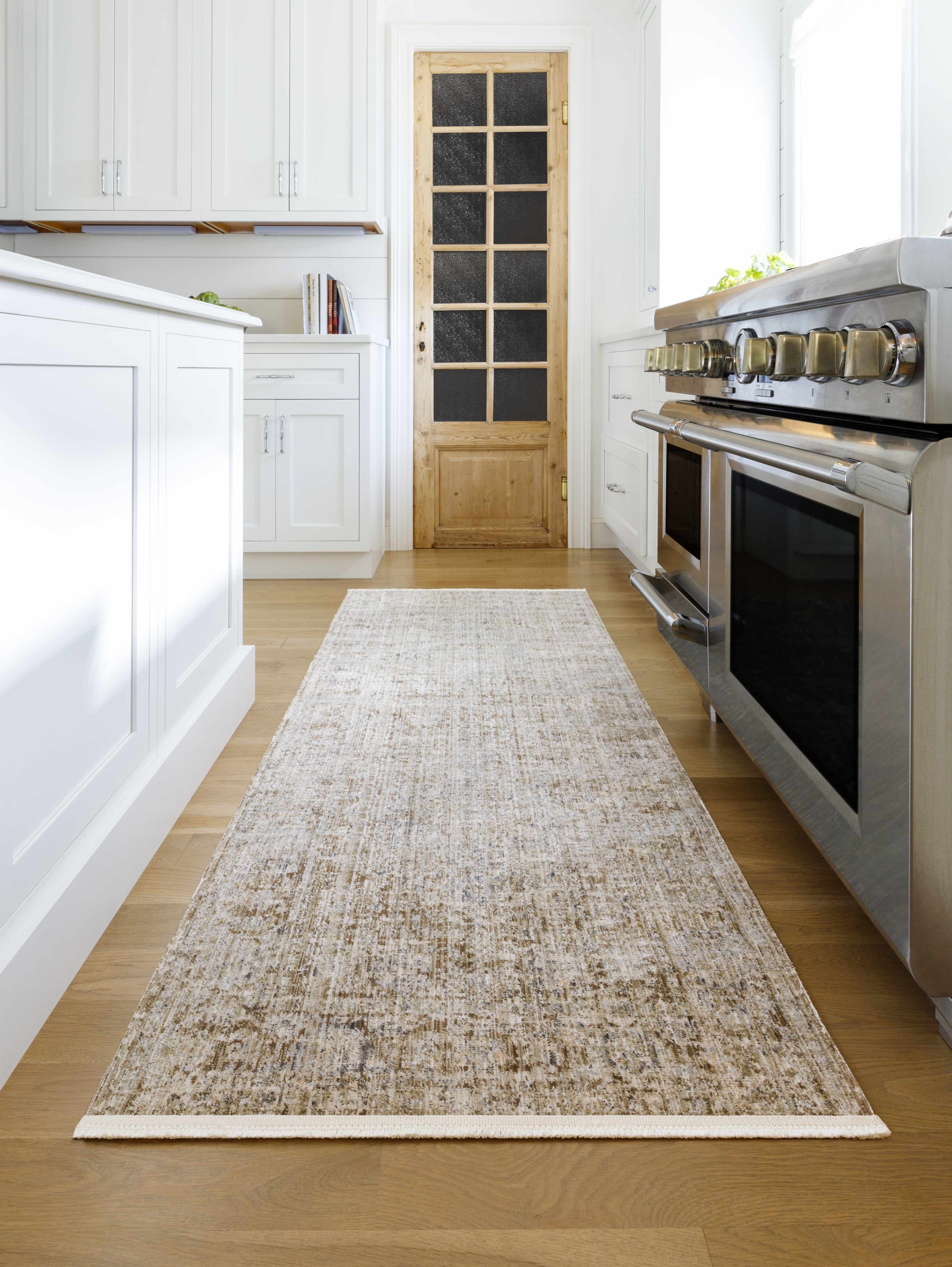 Margaret Damask Dark Sage Washable Area Rug - Becki Owens x Livabliss - Image 12