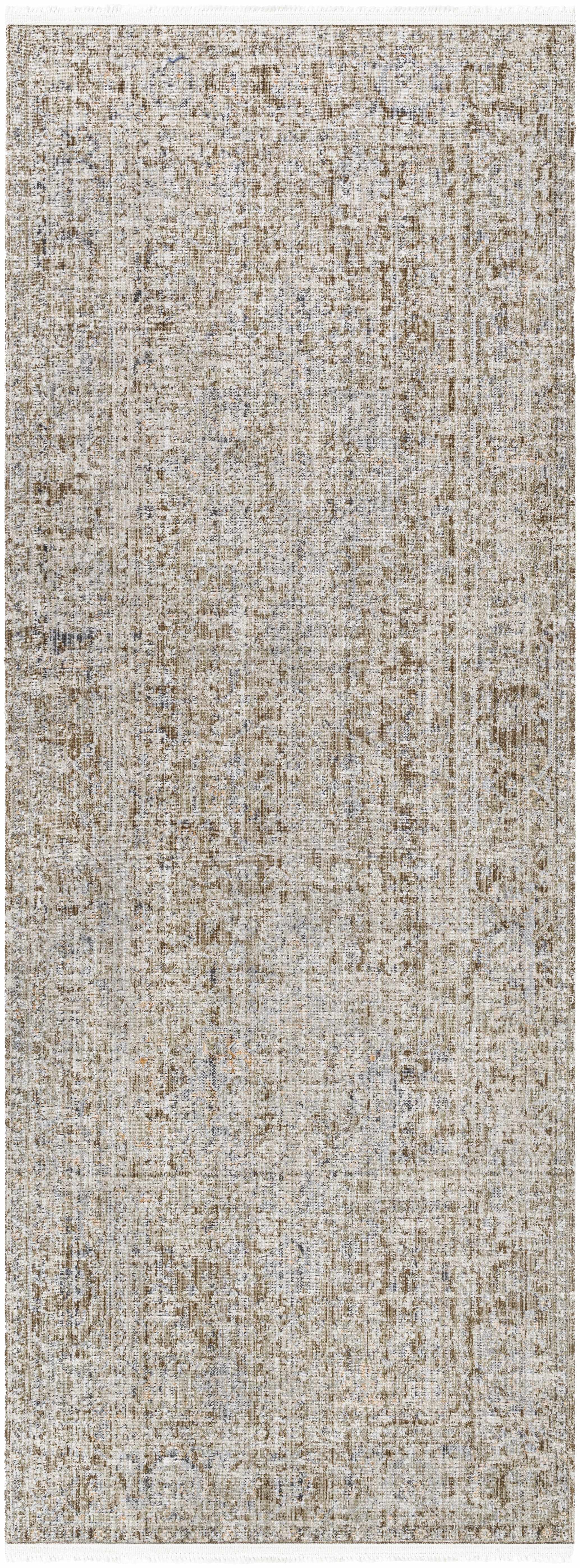 Margaret Damask Dark Sage Washable Area Rug - Becki Owens x Livabliss - Image 5