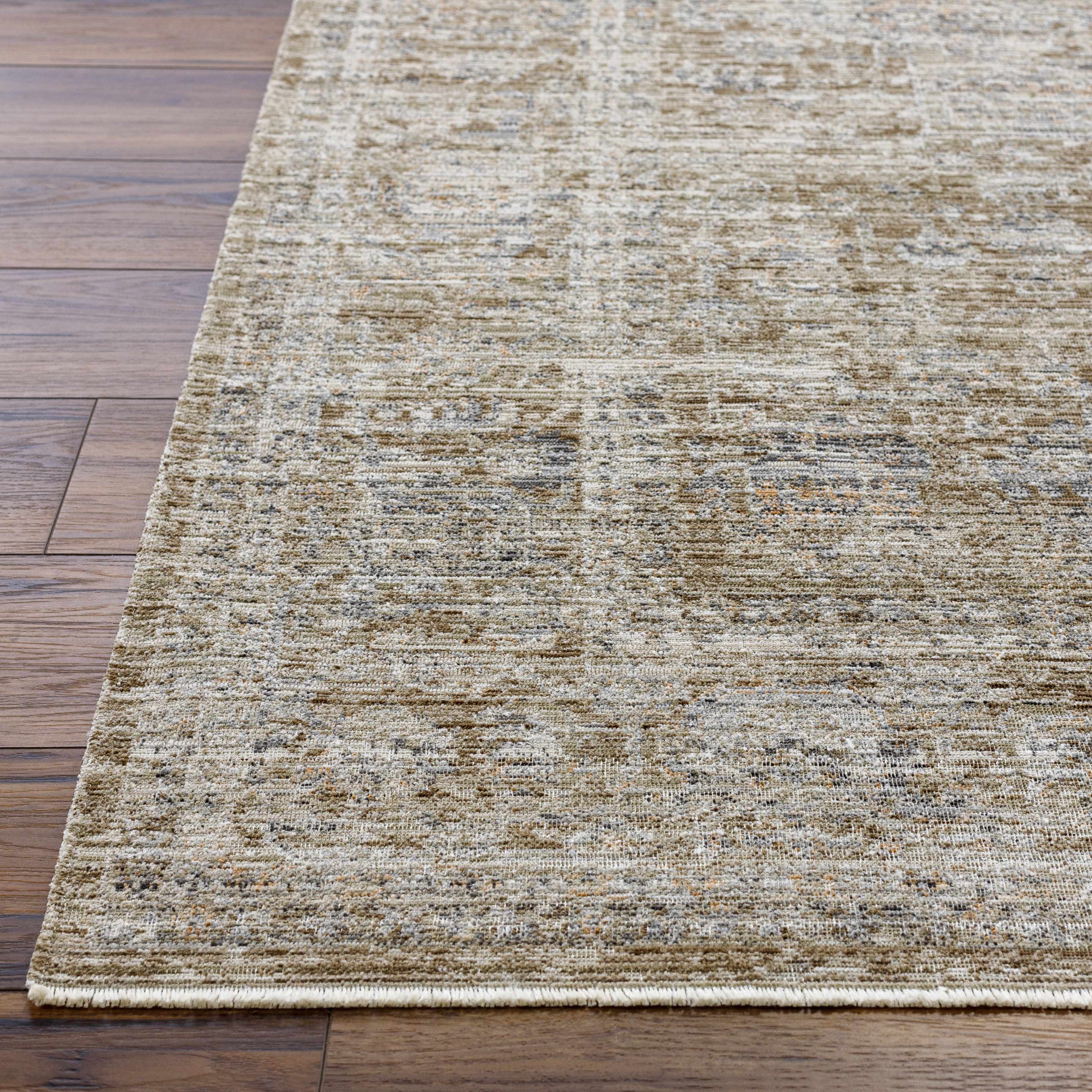 Margaret Damask Dark Sage Washable Area Rug - Becki Owens x Livabliss - Image 6