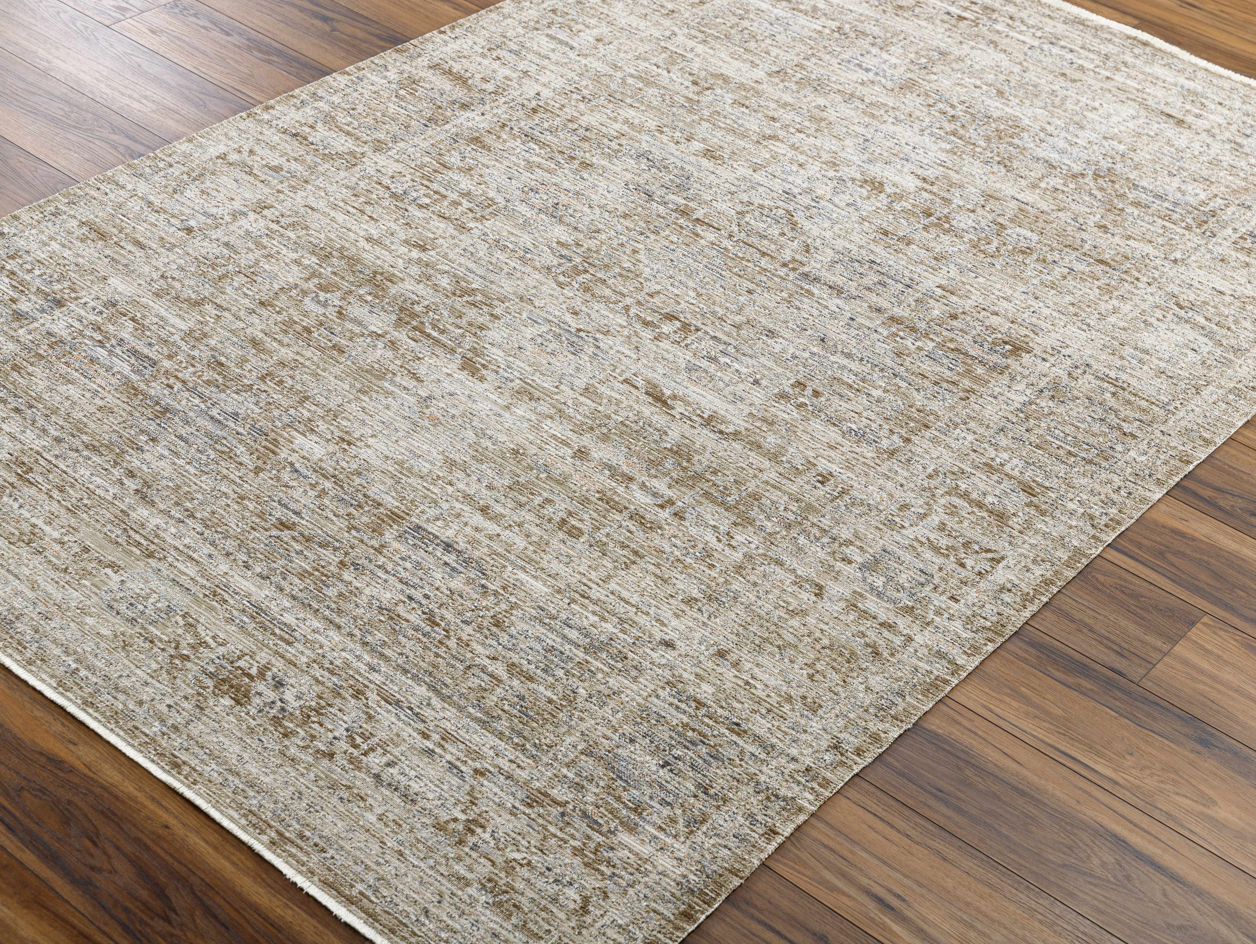 Margaret Damask Dark Sage Washable Area Rug - Becki Owens x Livabliss - Image 7