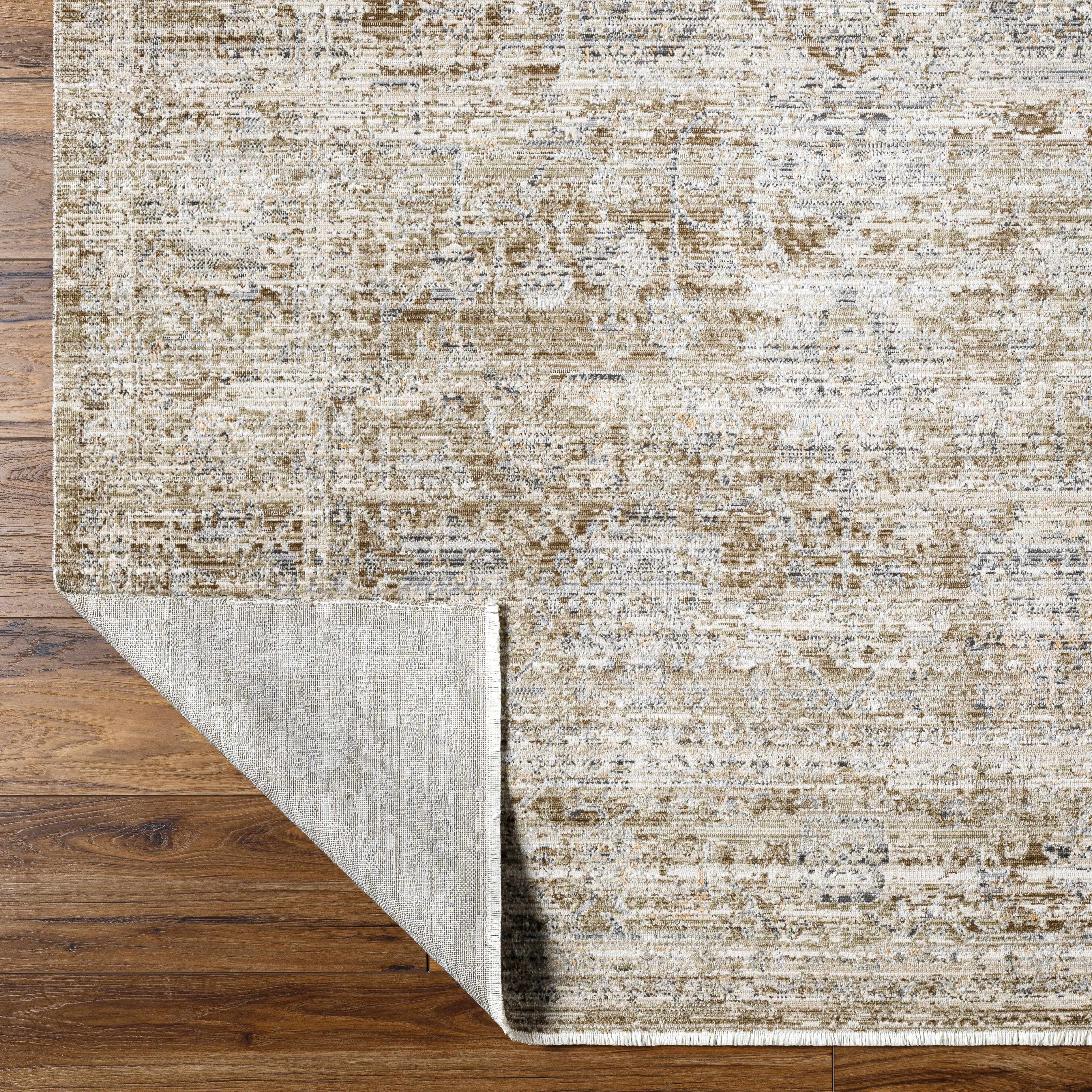 Margaret Damask Dark Sage Washable Area Rug - Becki Owens x Livabliss - Image 8