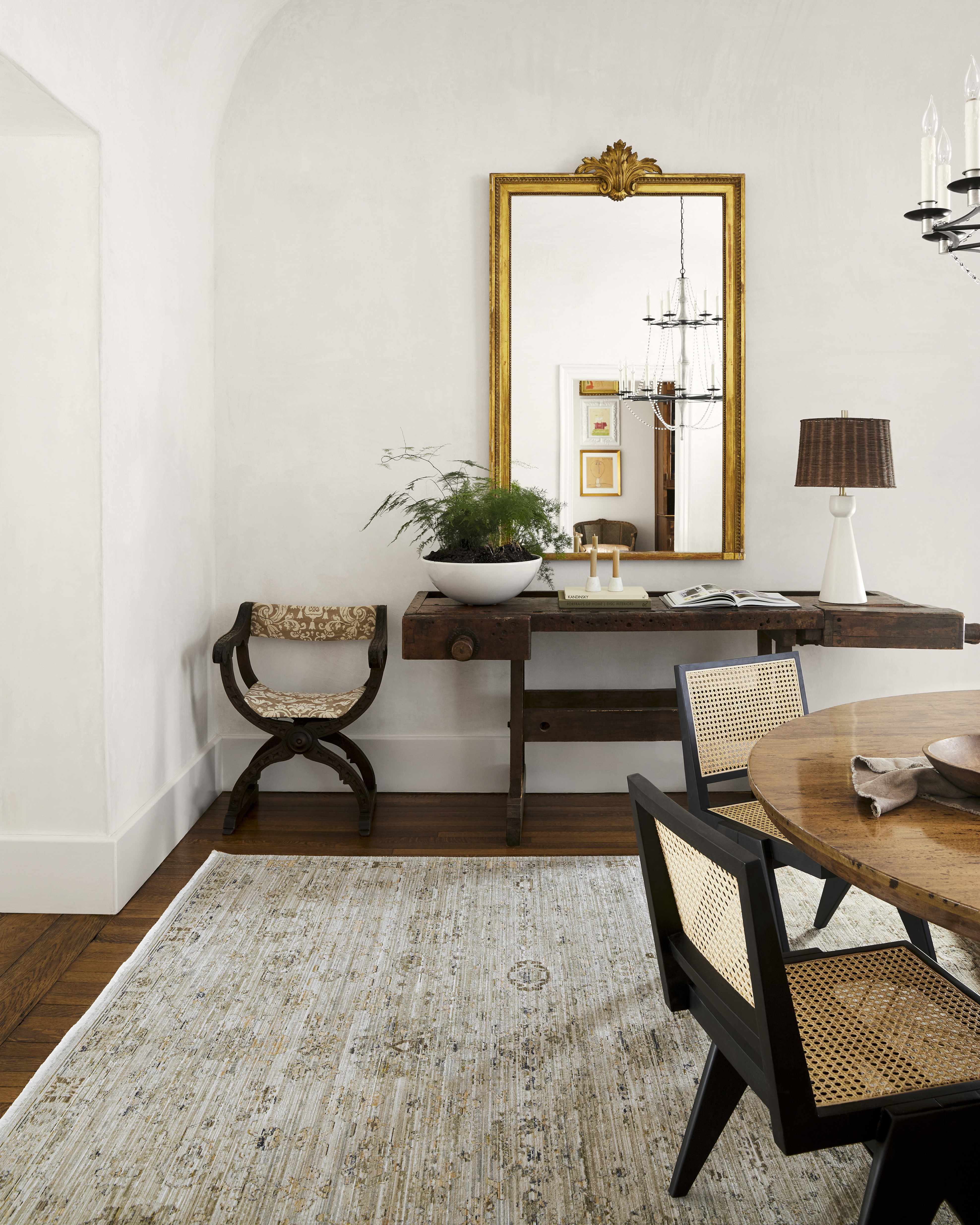 Margaret Damask Gray Washable Rug - Becki Owens x Livabliss - Image 3