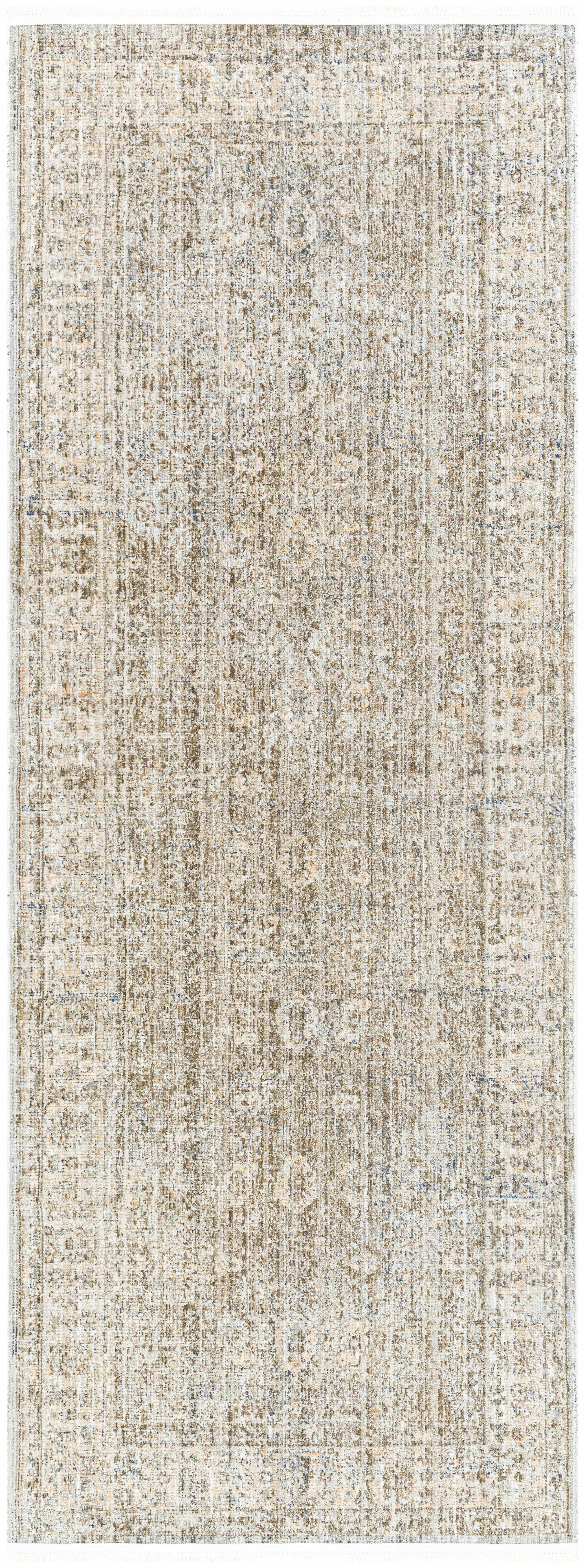 Margaret Damask Sage & Gray Washable Area Rug - Becki Owens x Livabliss - Image 4