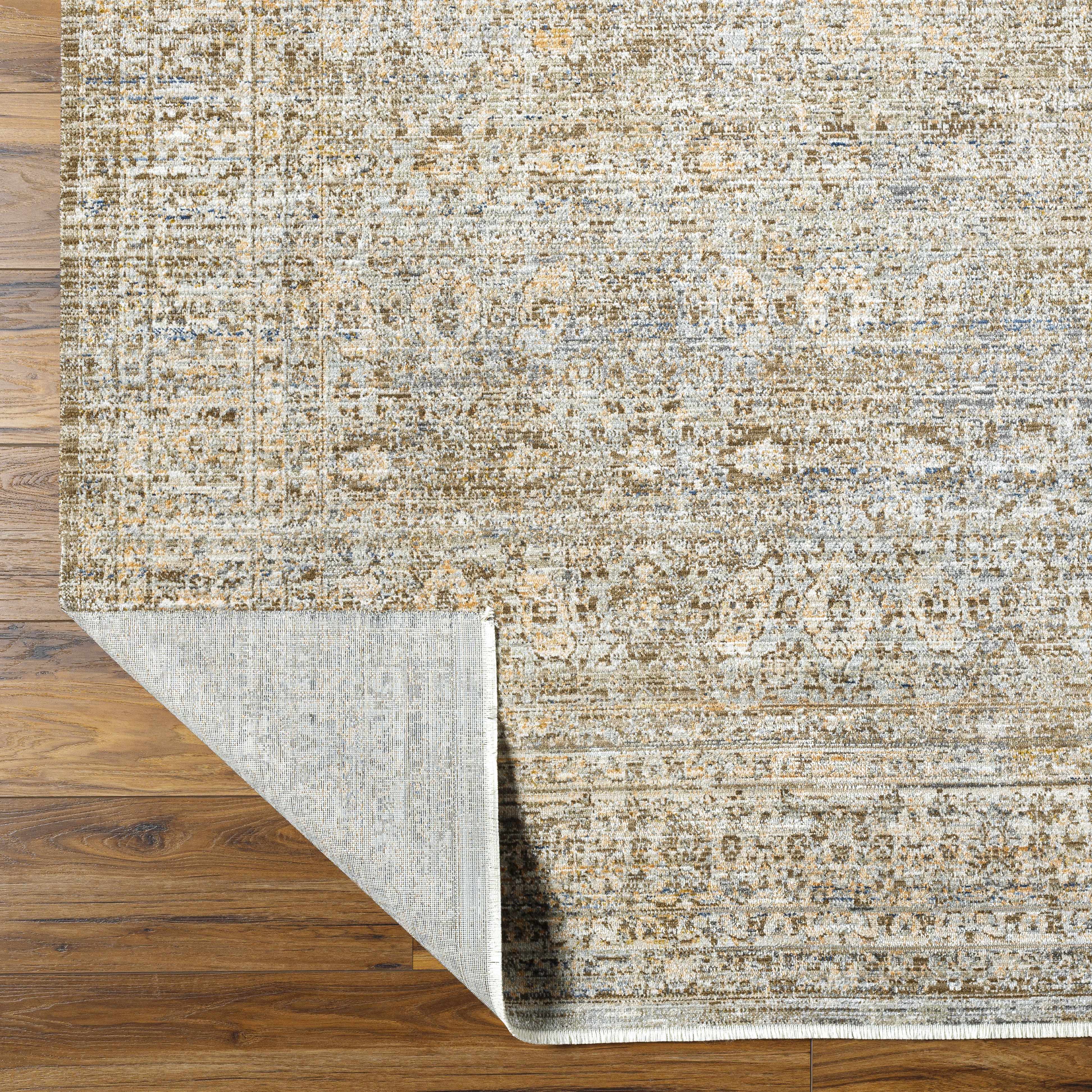 Margaret Damask Sage & Gray Washable Area Rug - Becki Owens x Livabliss - Image 5