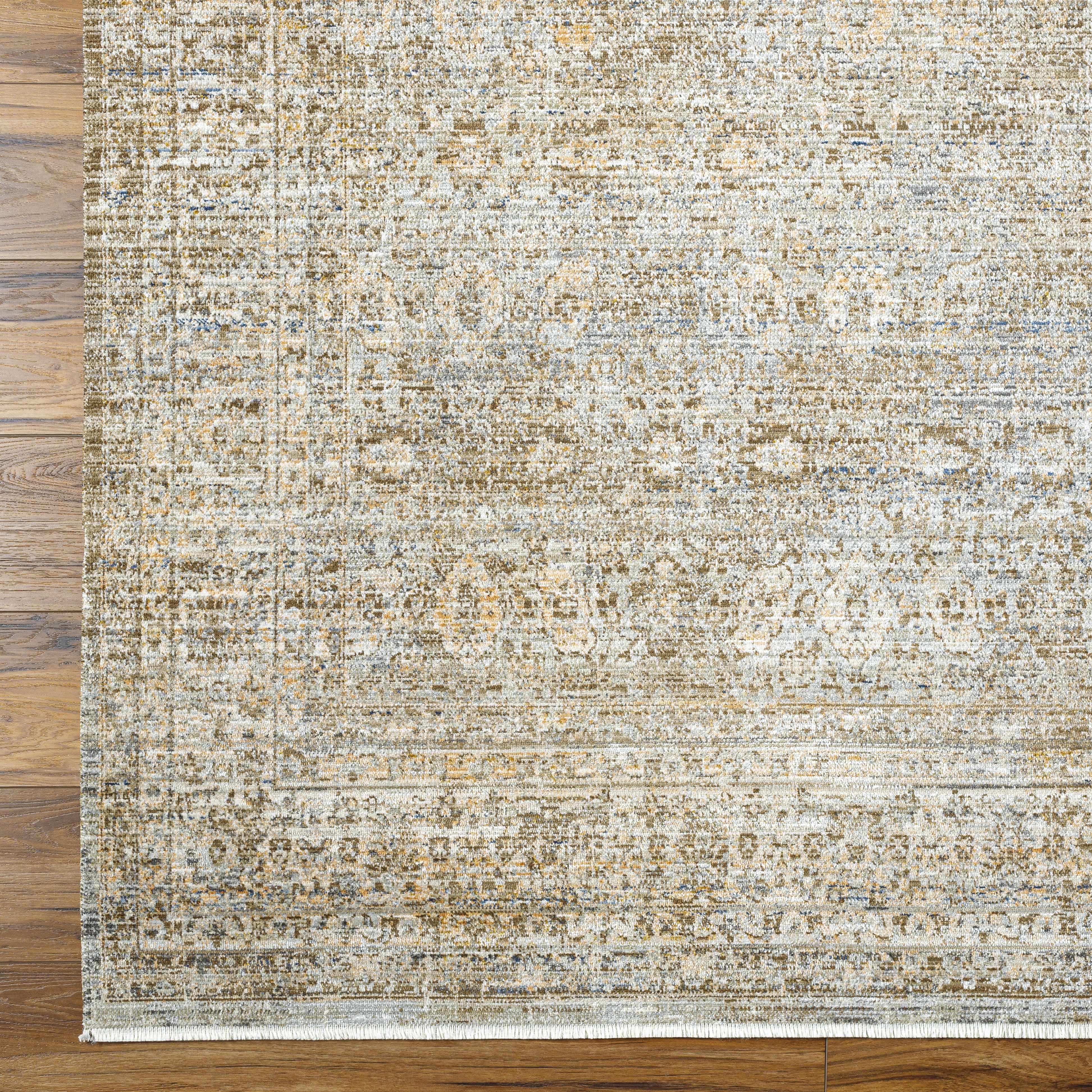 Margaret Damask Sage & Gray Washable Area Rug - Becki Owens x Livabliss - Image 7