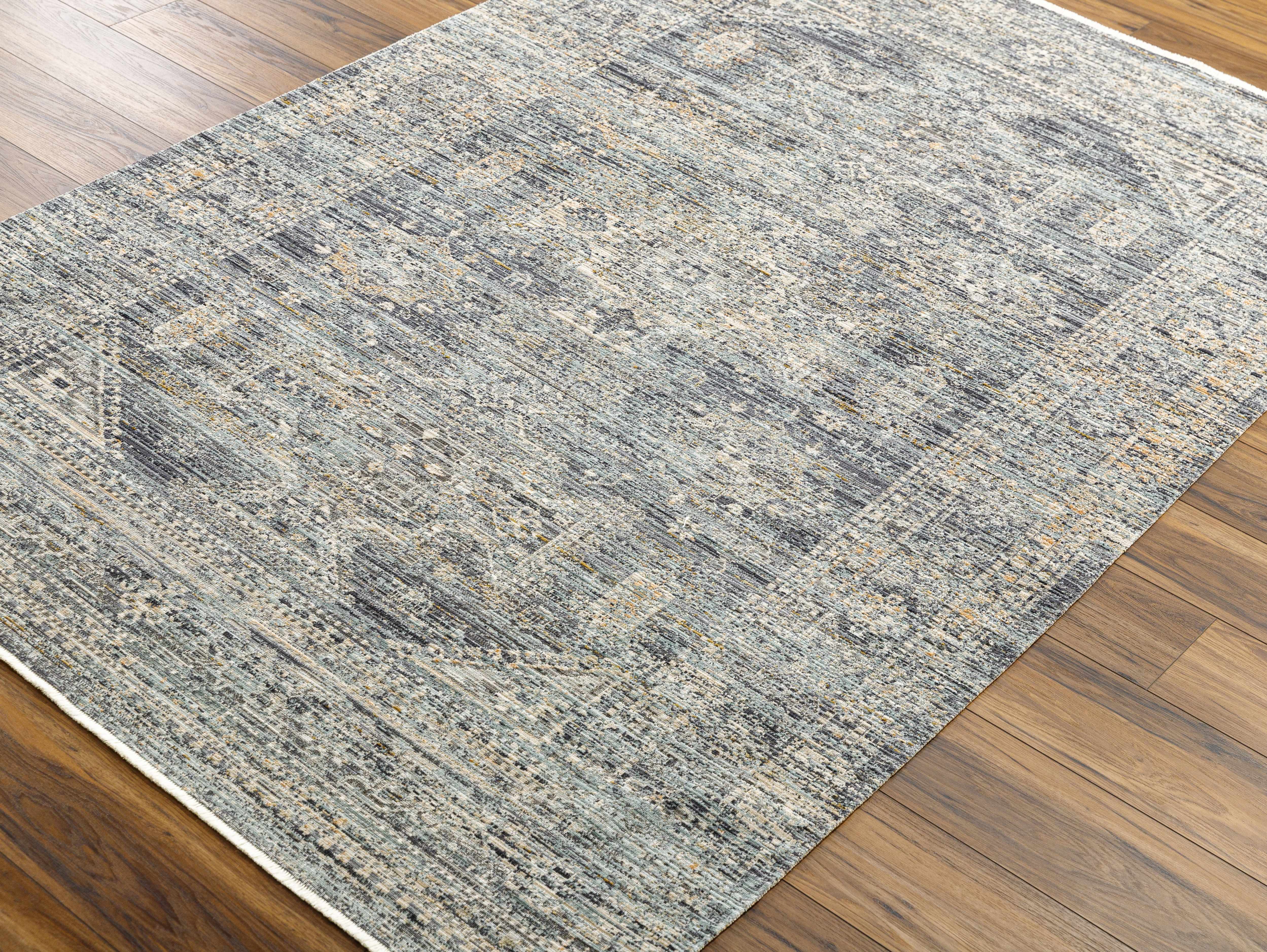 Margaret Medallion Navy Washable Area Rug - Livabliss x Becki Owens - Image 5