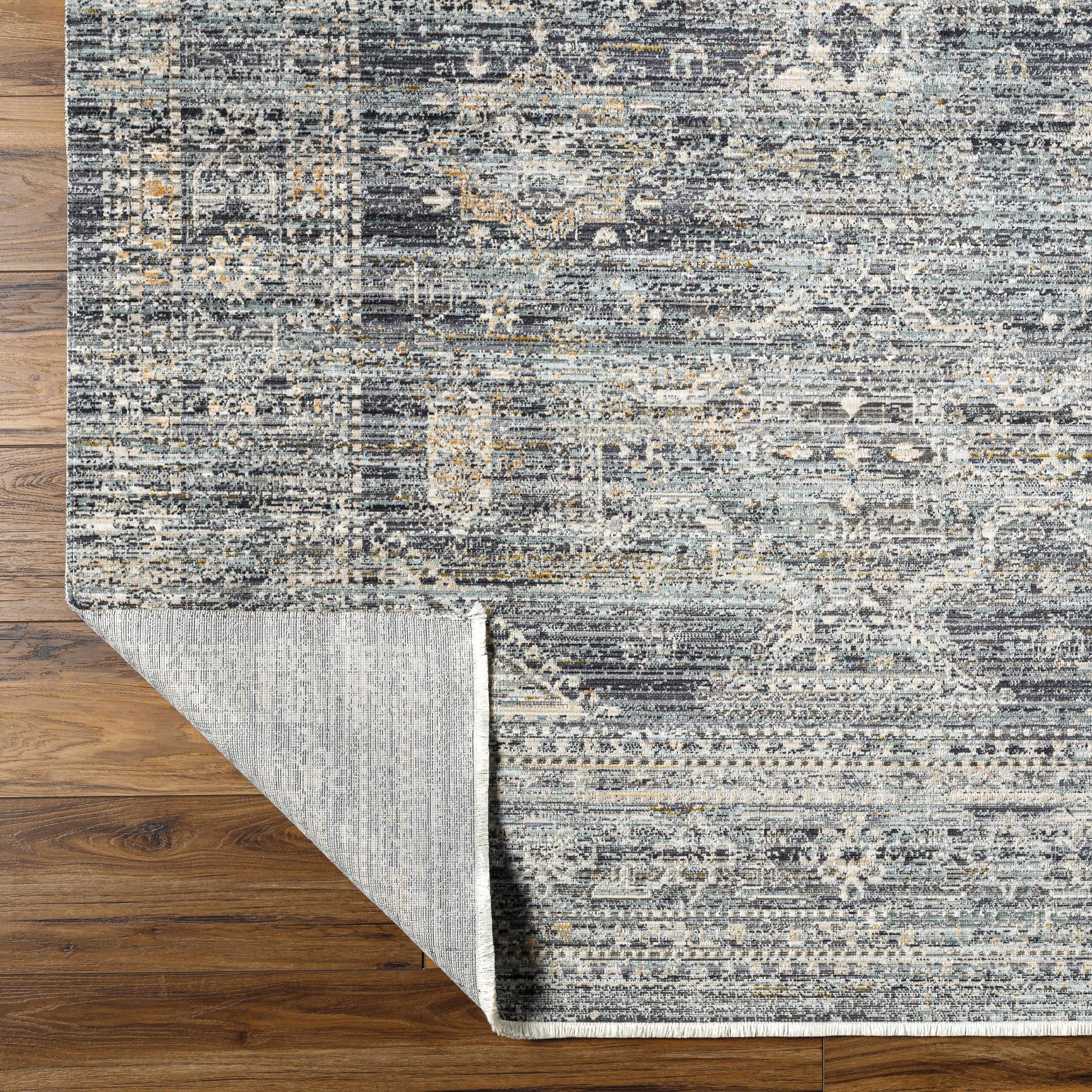 Margaret Medallion Navy Washable Area Rug - Livabliss x Becki Owens - Image 6