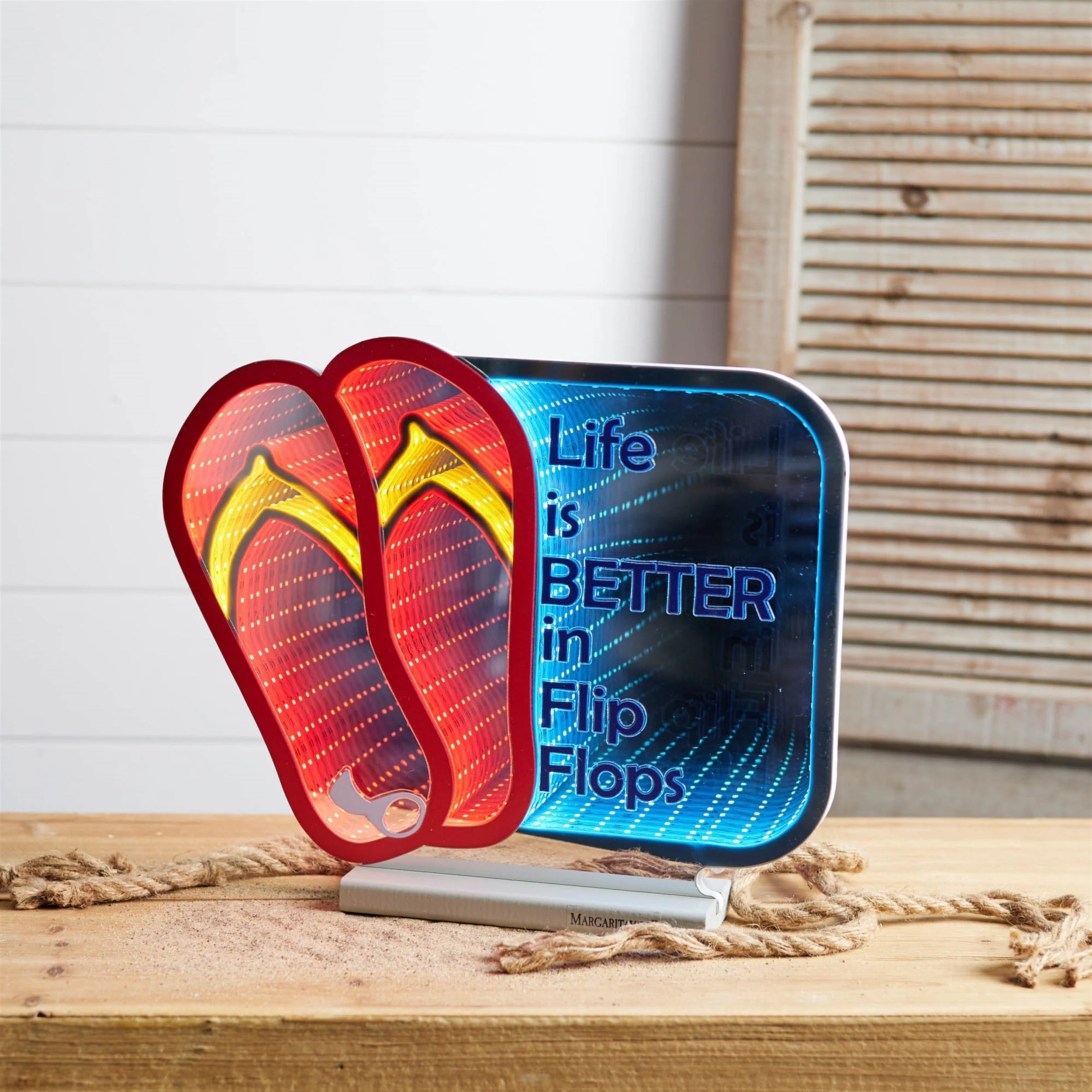 Margaritaville Flip Flop EkkoLight 12"H - Image 2