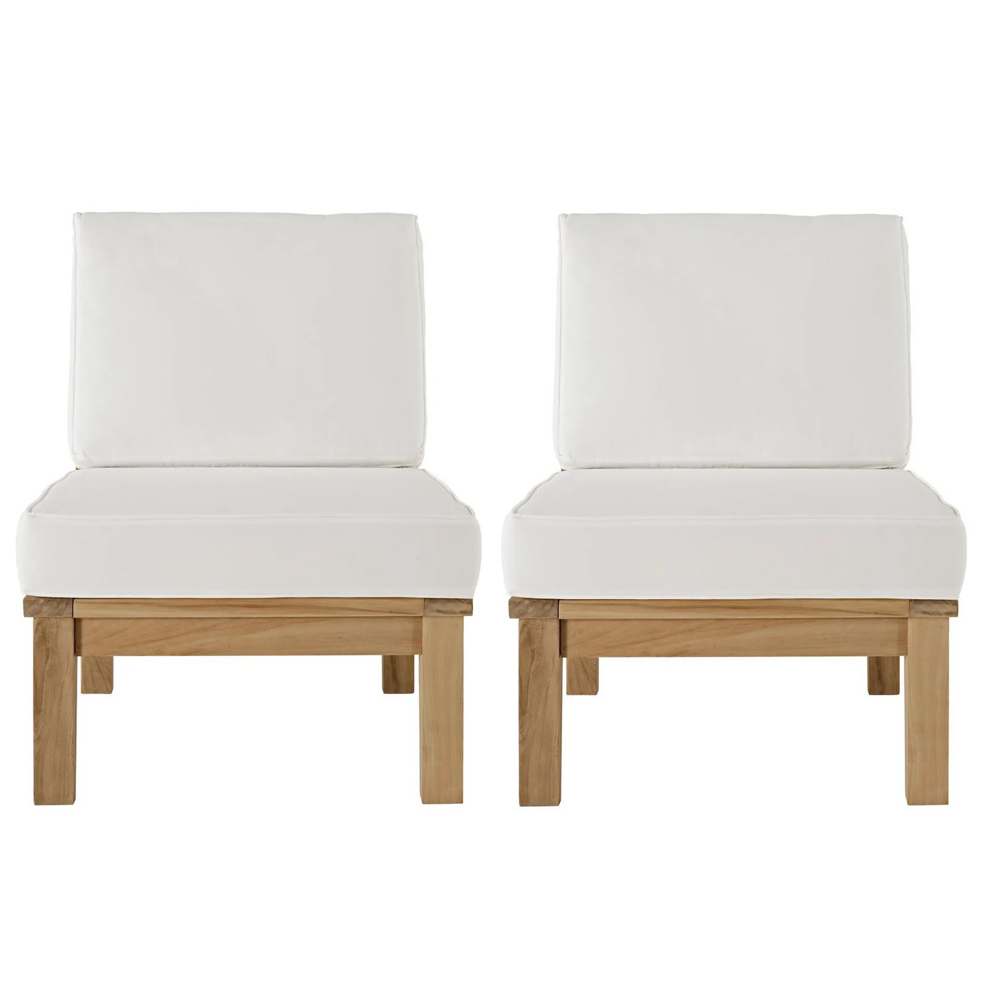 Marina 2 Piece Outdoor Patio Teak Set by Modway - Image 12
