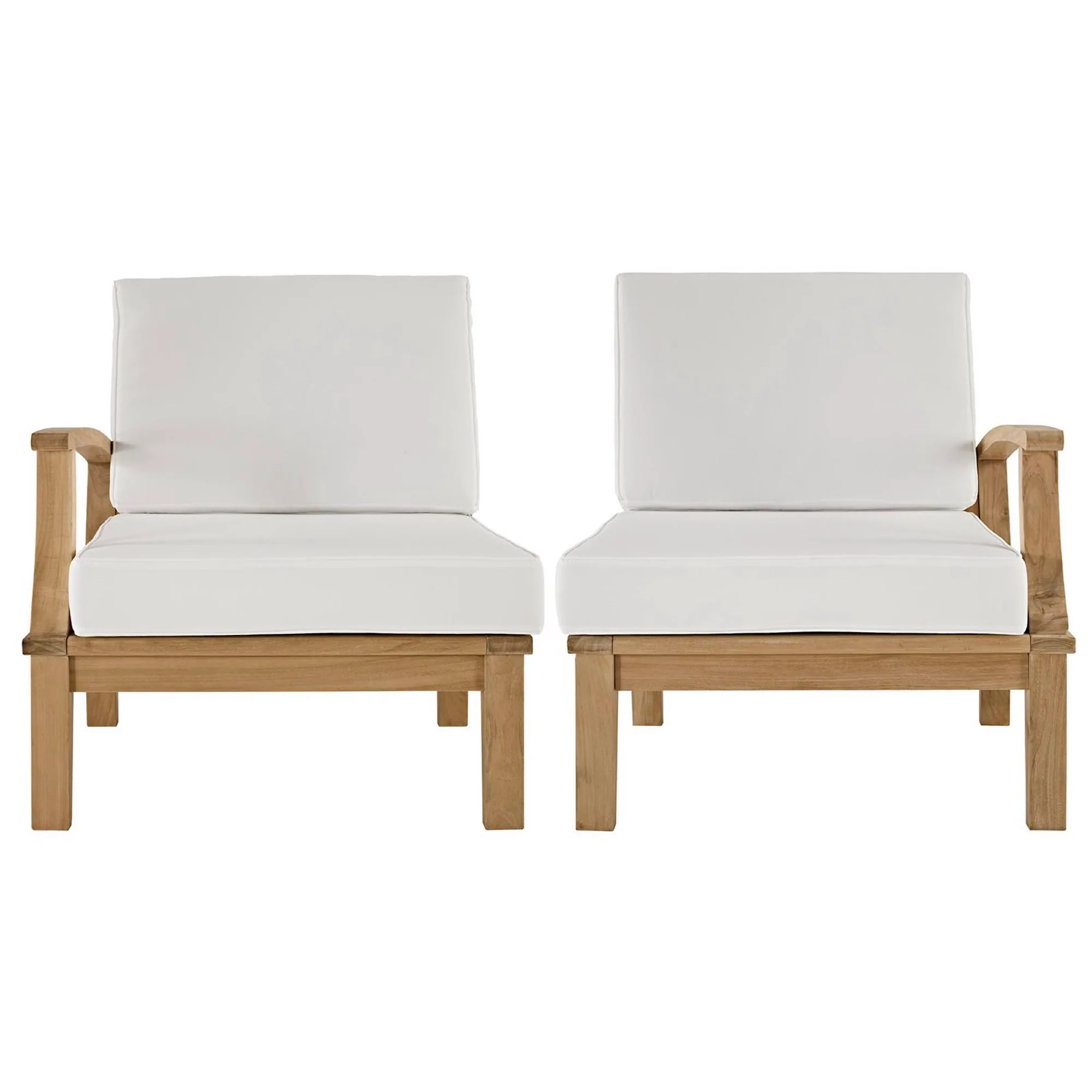 Marina 2 Piece Outdoor Patio Teak Set by Modway - Image 17
