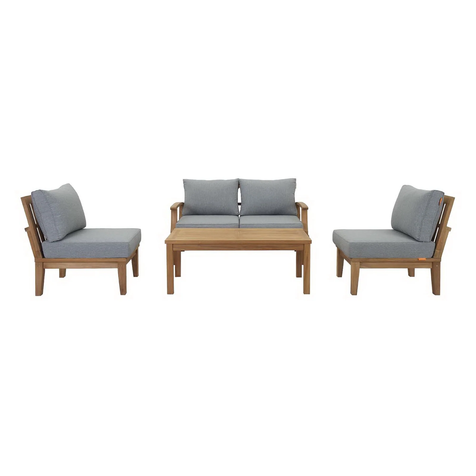 Marina 5 Piece Outdoor Patio Teak Set by Modway - Image 21