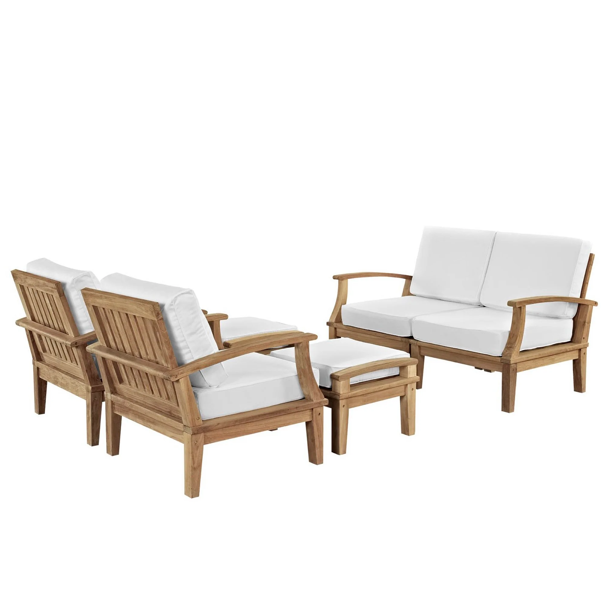Marina 6 Piece Outdoor Patio Teak Set by Modway - Image 21