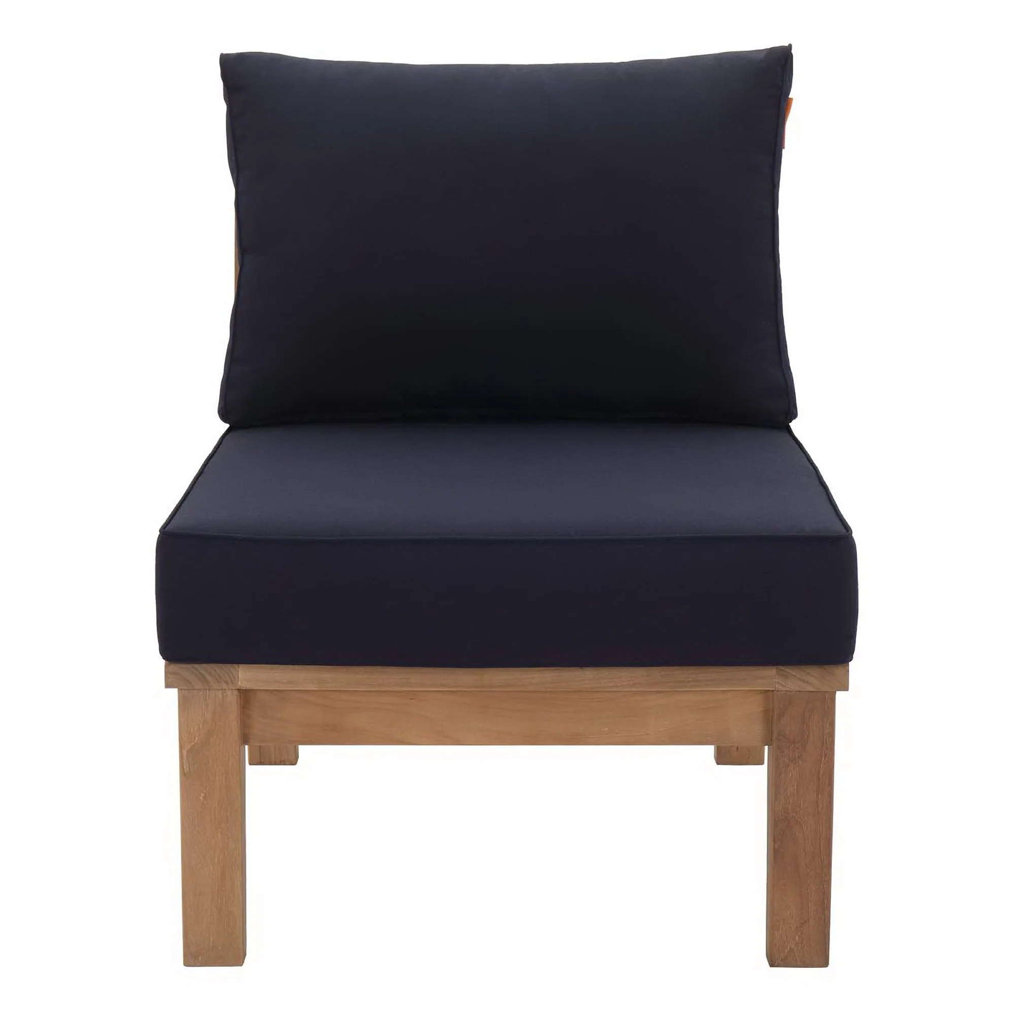 Marina Armless Outdoor Patio Teak Sofa by Modway - Image 13
