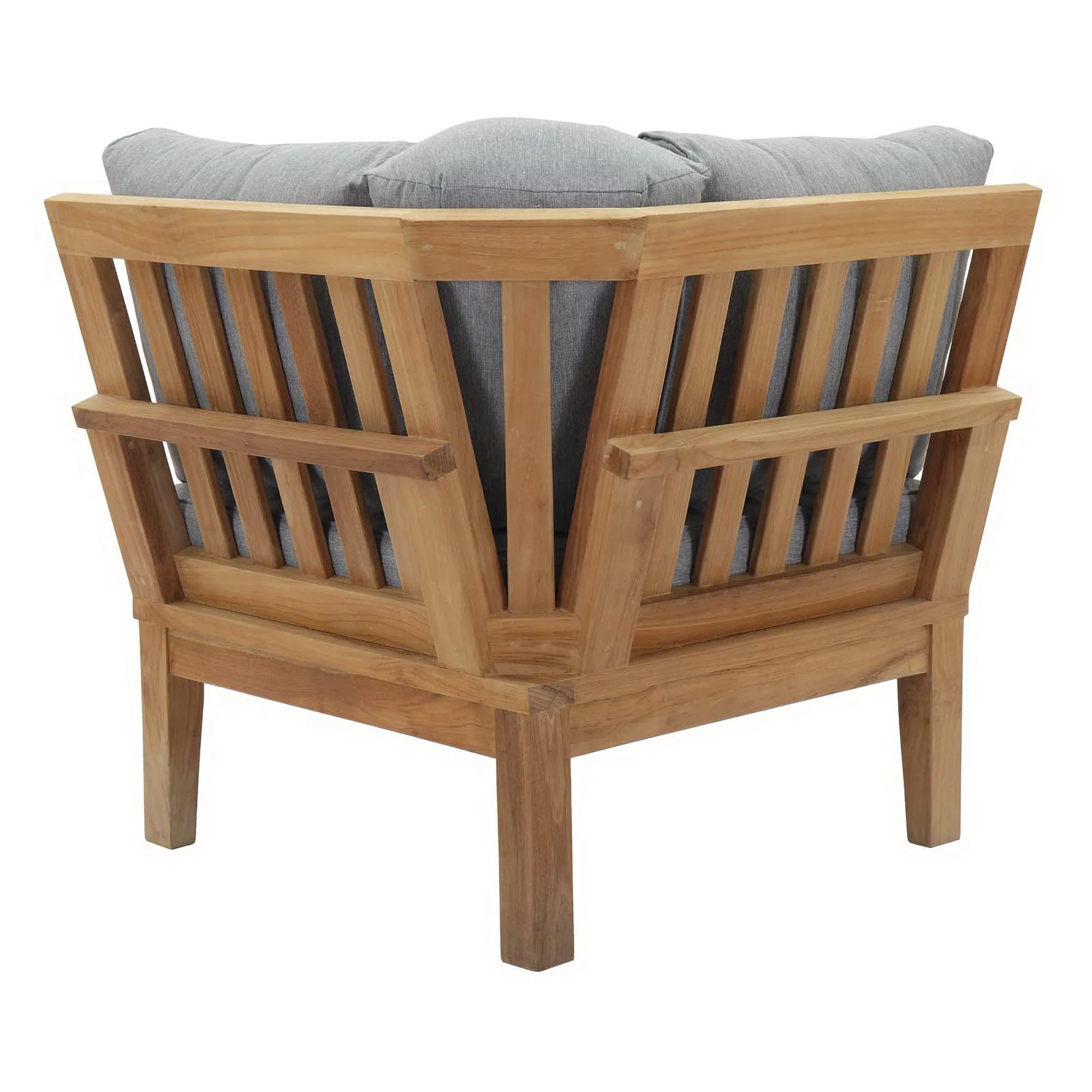 Marina Outdoor Patio Teak Corner Sofa by Modway - Image 13