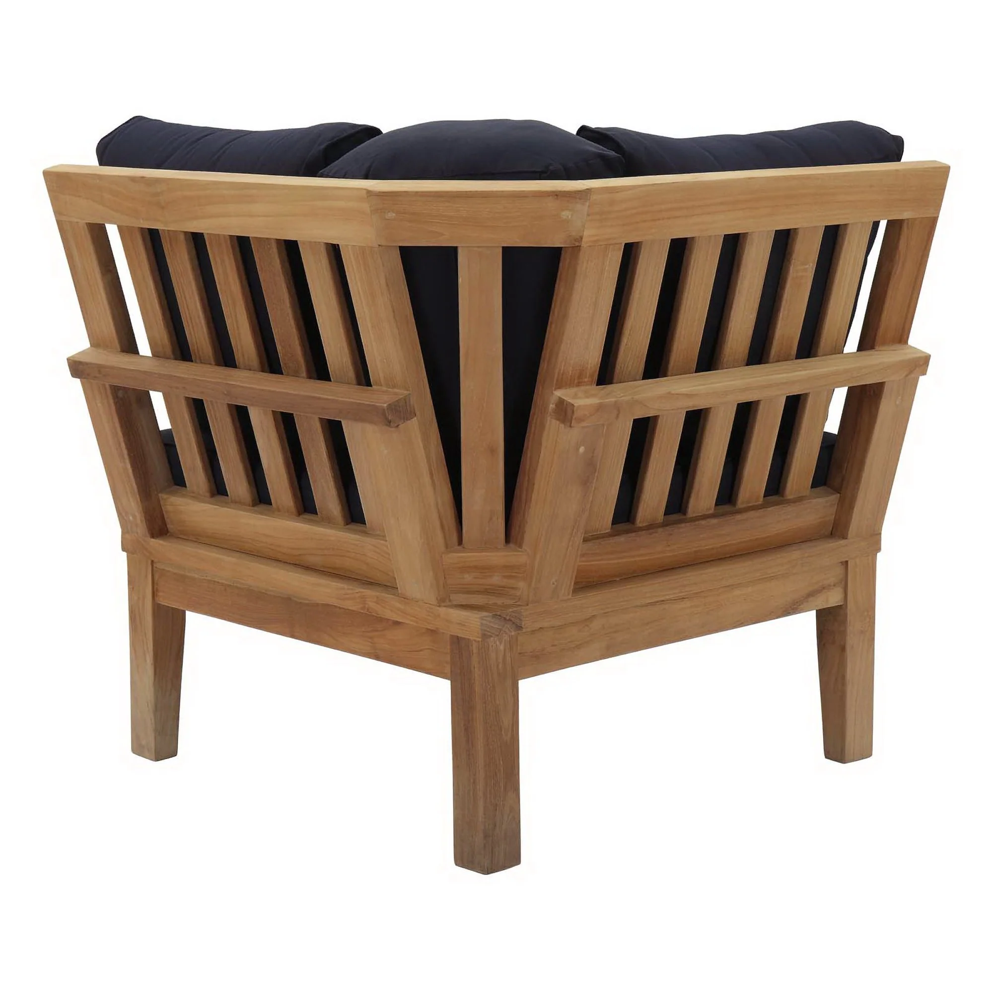 Marina Outdoor Patio Teak Corner Sofa by Modway - Image 14