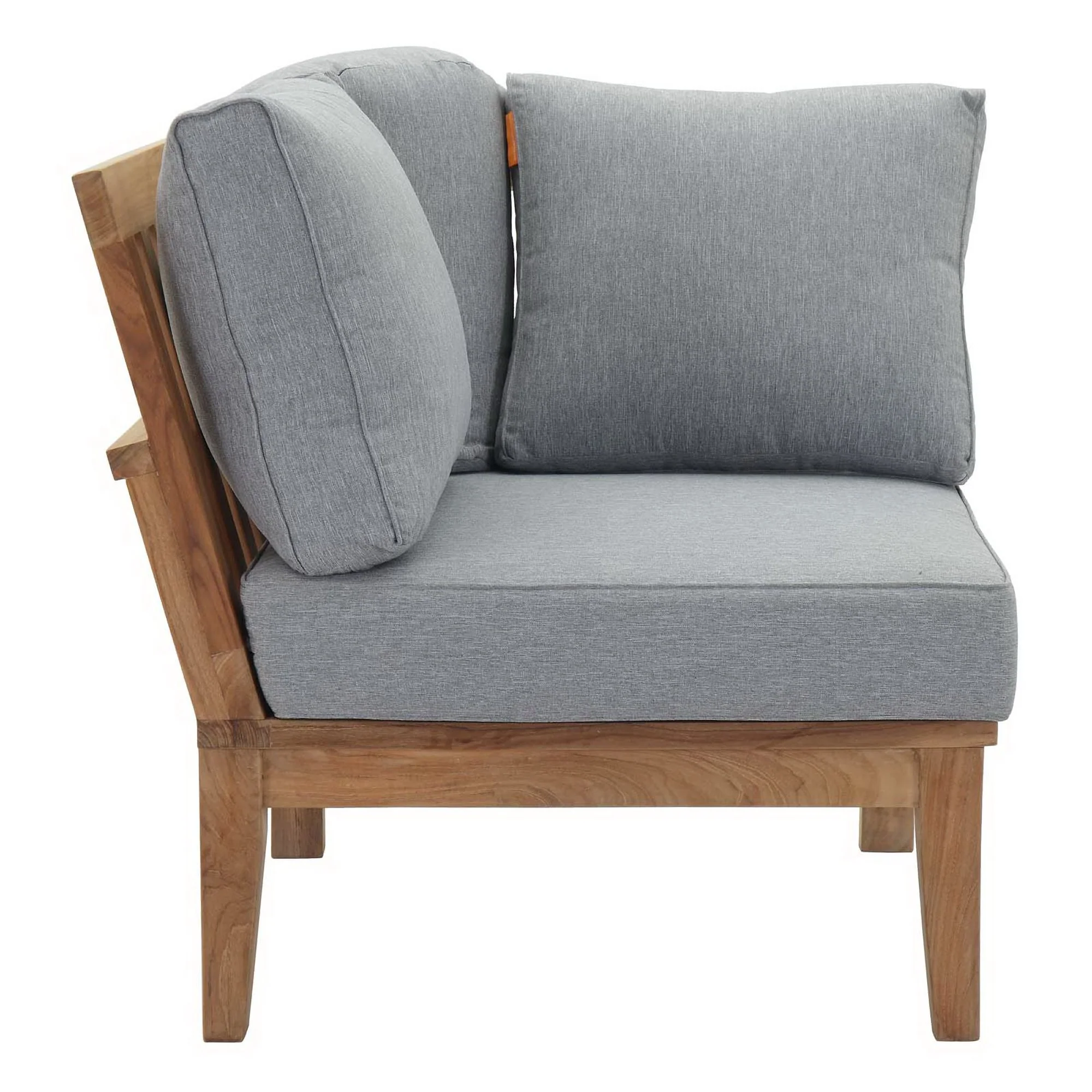 Marina Outdoor Patio Teak Corner Sofa by Modway - Image 15