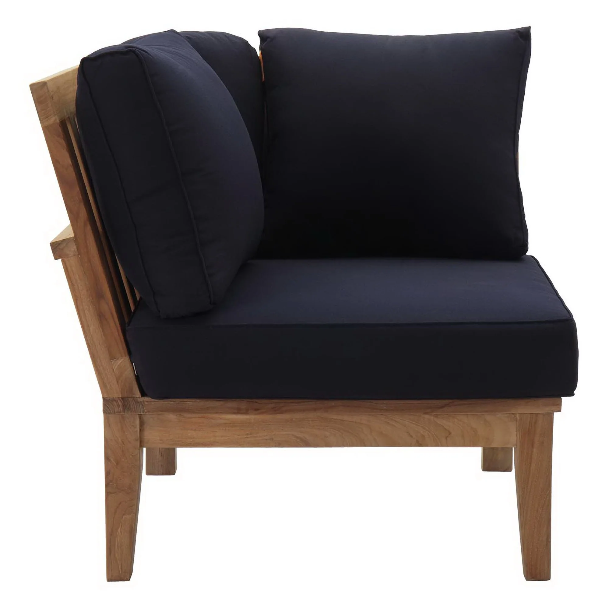 Marina Outdoor Patio Teak Corner Sofa by Modway - Image 16