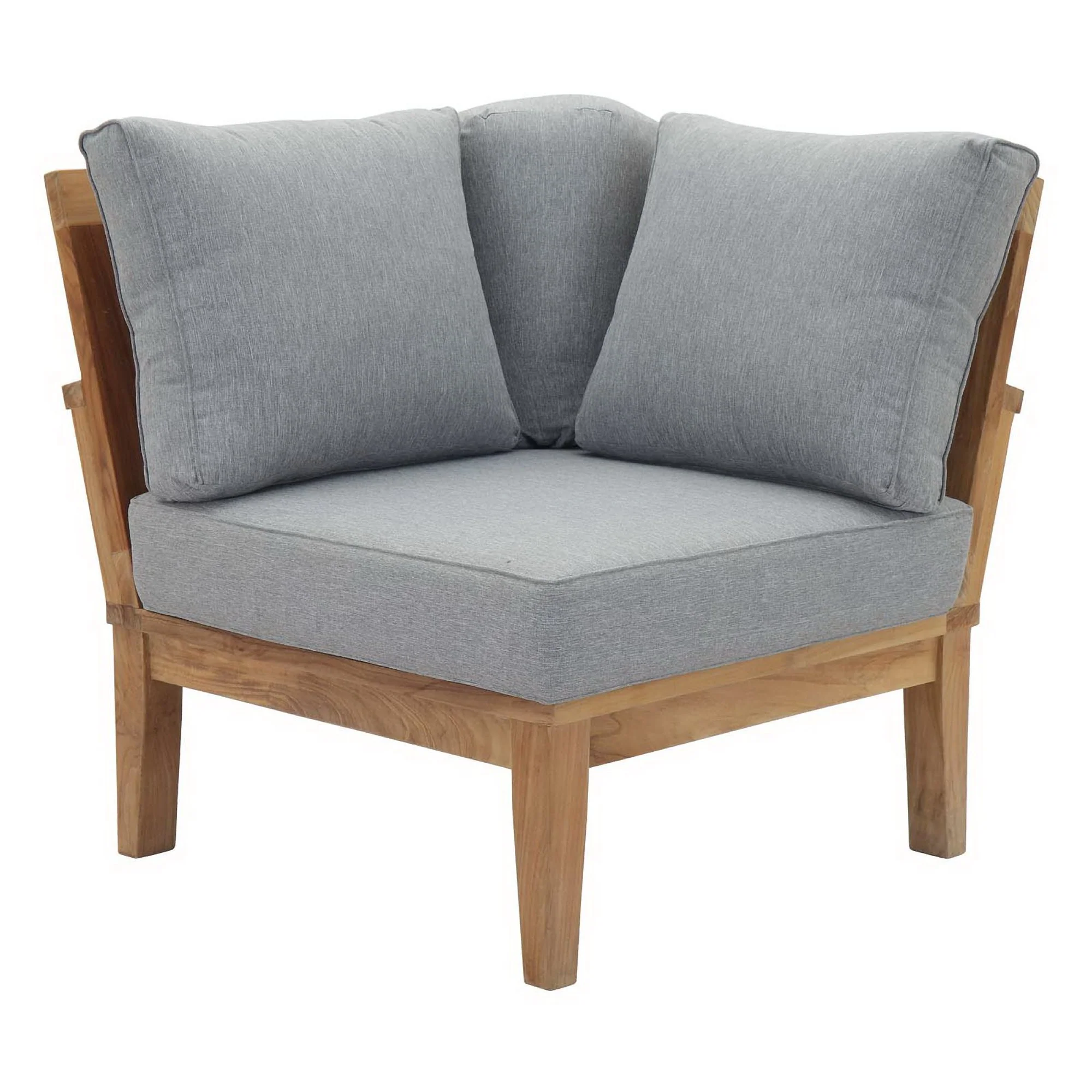 Marina Outdoor Patio Teak Corner Sofa by Modway - Image 17