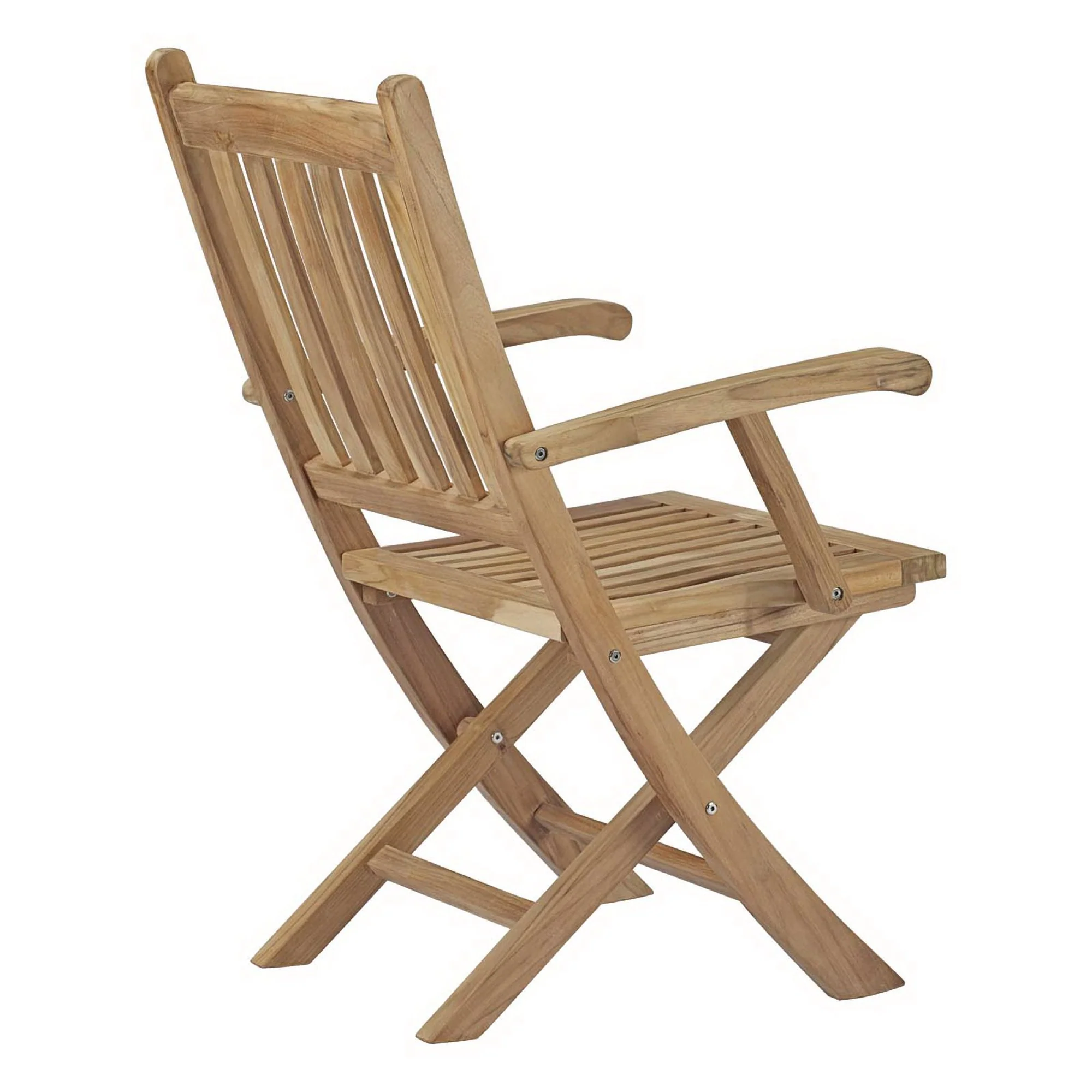 Marina Outdoor Patio Teak Folding Chair by Modway - Image 3