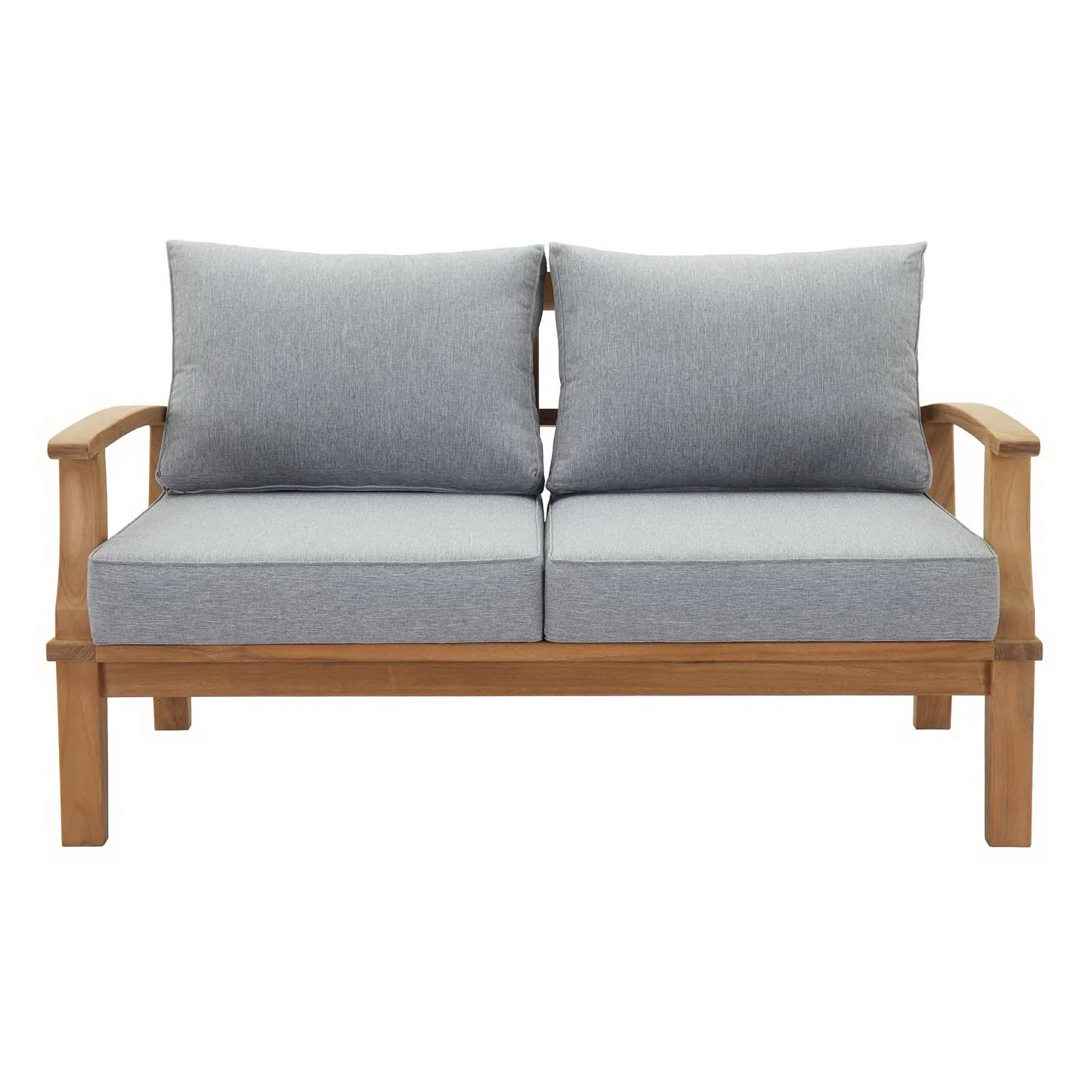 Marina Outdoor Patio Teak Loveseat by Modway - Image 11