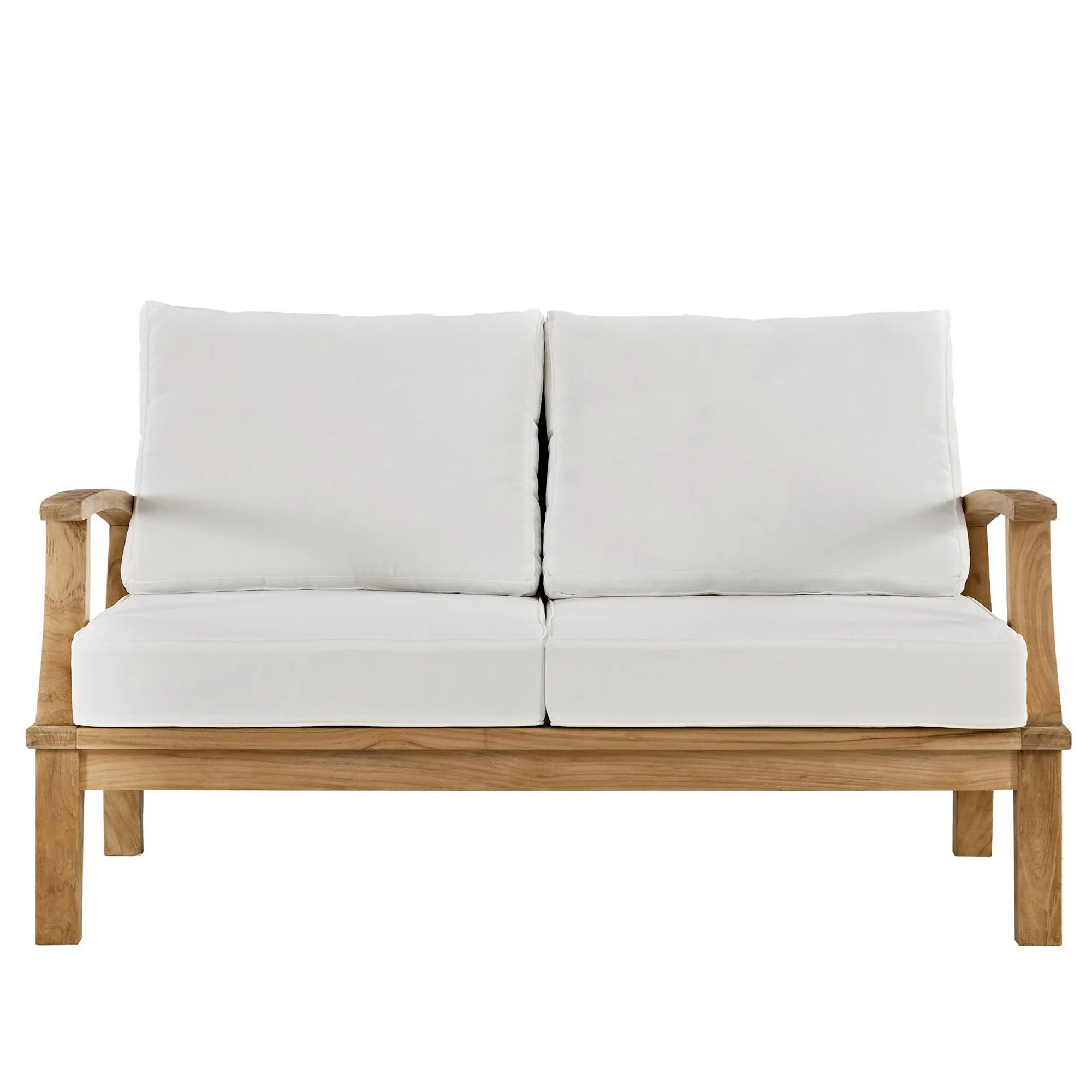 Marina Outdoor Patio Teak Loveseat by Modway - Image 14