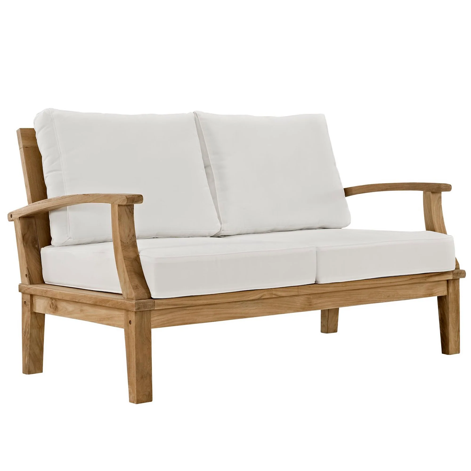 Marina Outdoor Patio Teak Loveseat by Modway - Image 16