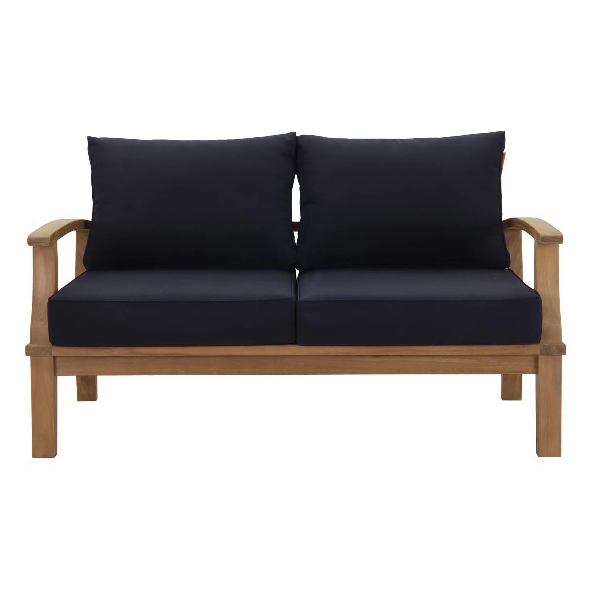 Marina Outdoor Patio Teak Loveseat by Modway - Image 3